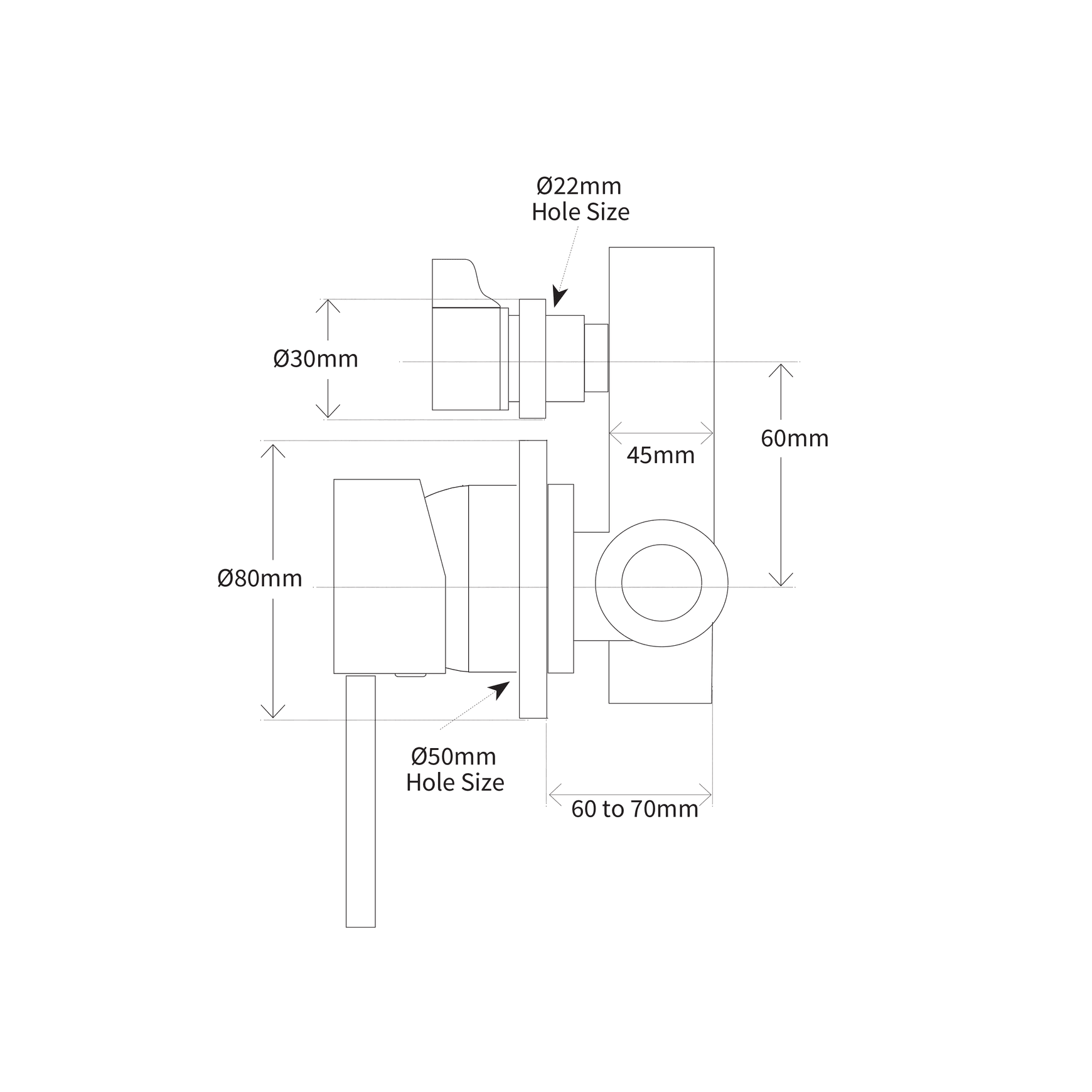 Storm Diverter Shower Mixer