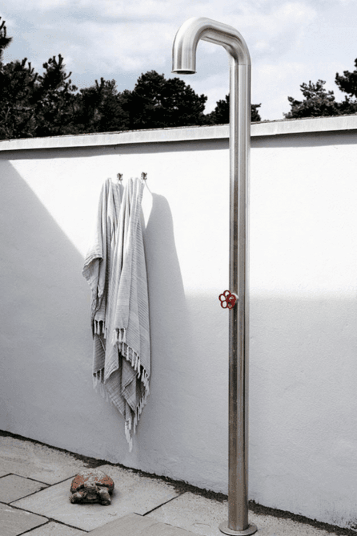 PIPE - Outdoor Shower by Boffi