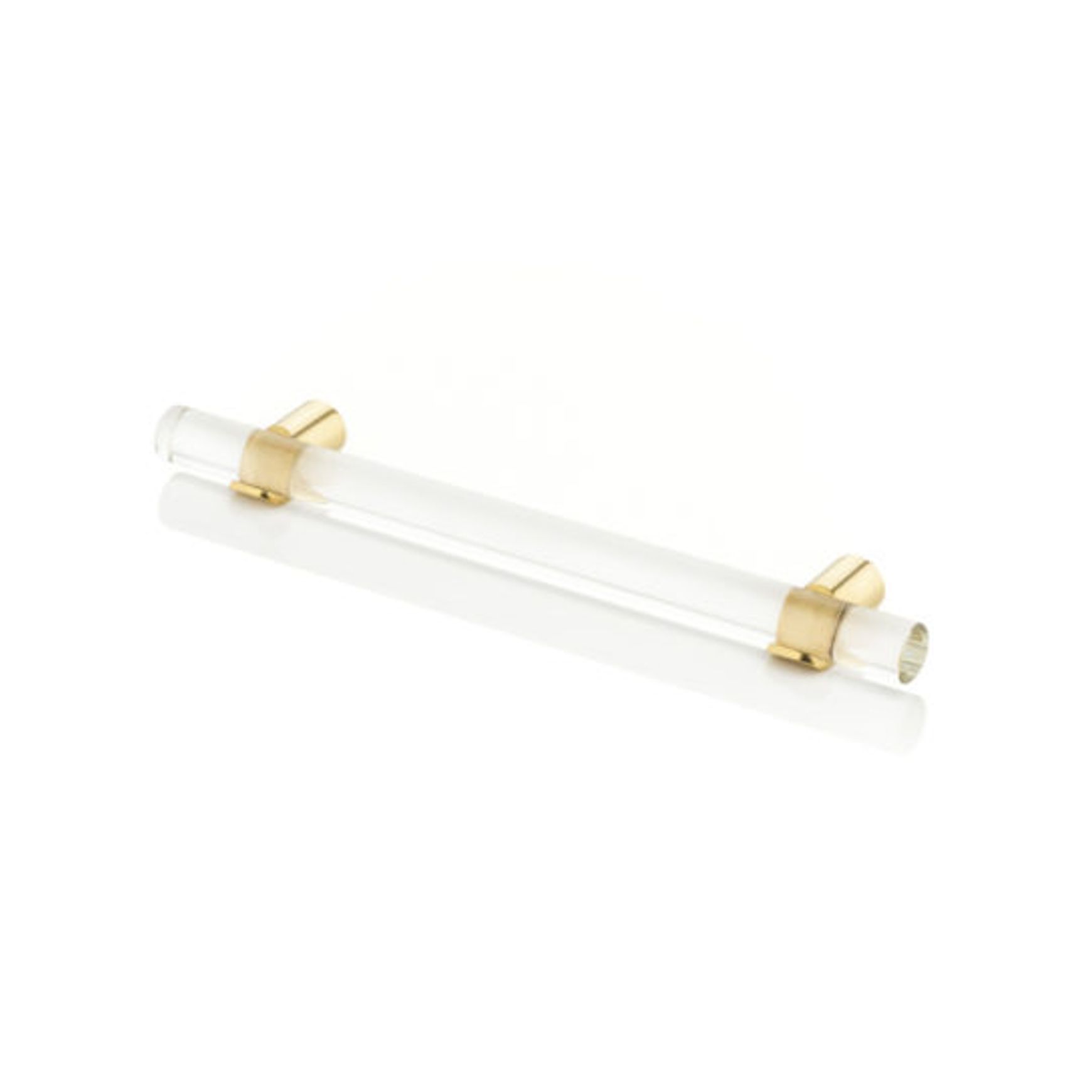 Joseph Giles - Snug Glass Cabinet Handle With Solid Brass Stems