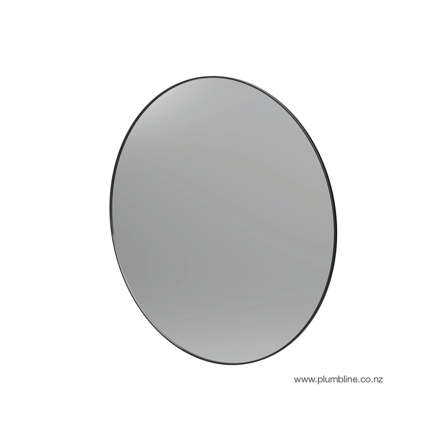 Frame 600 Round Mirror Black