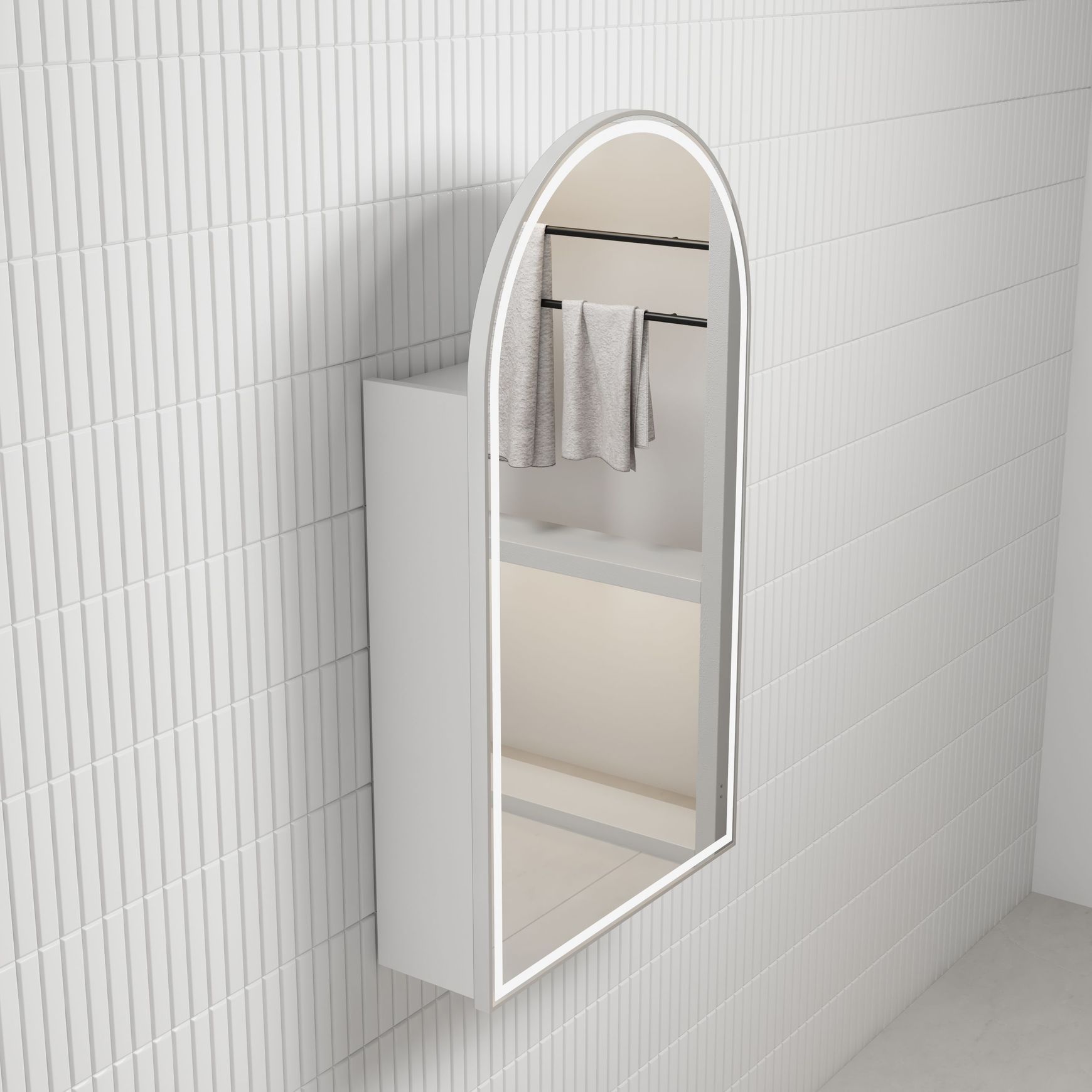 Aulic Canterbury LED Shaving Cabinet