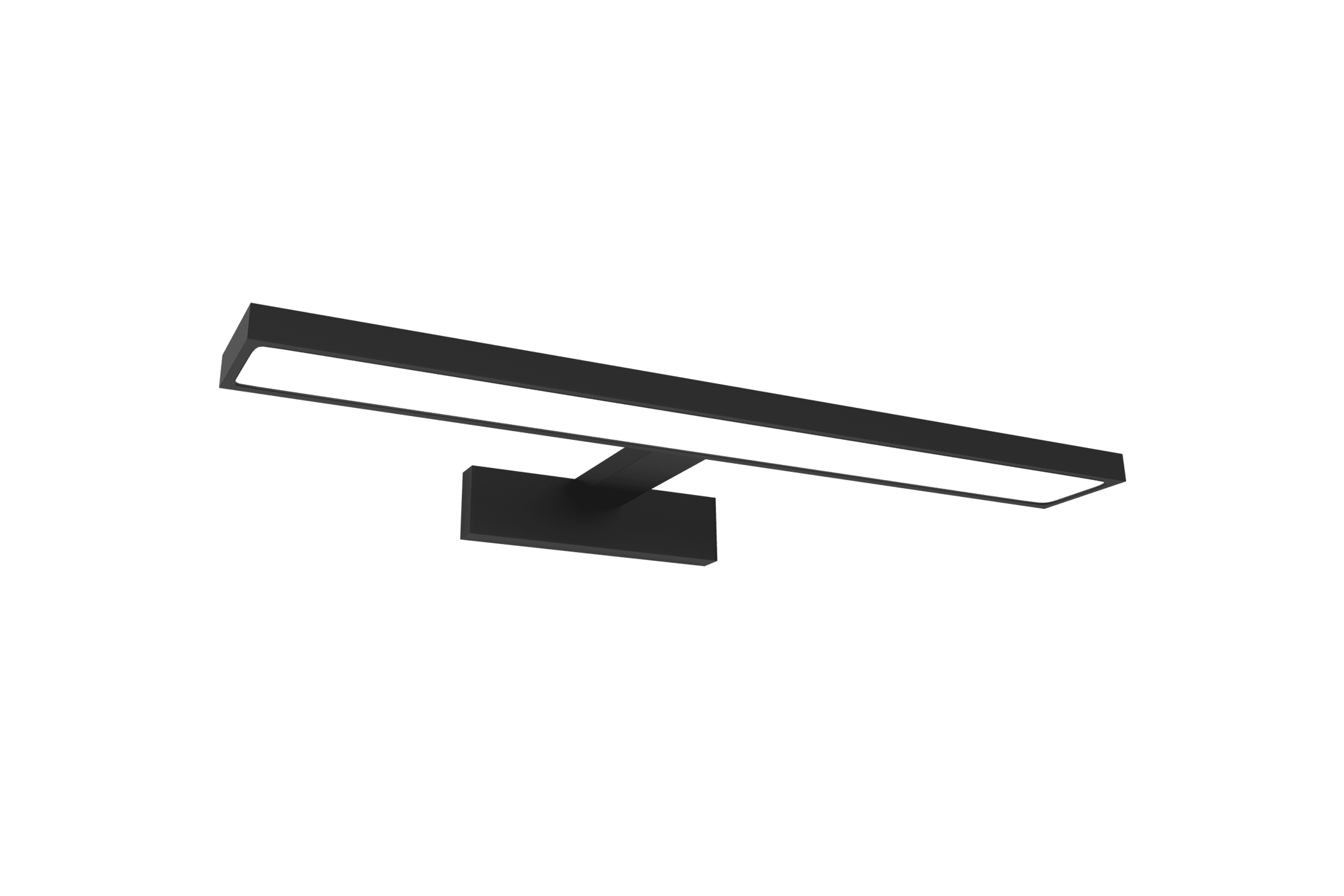 Stark 600mm Extendable Mirror Wall Light Satin Black