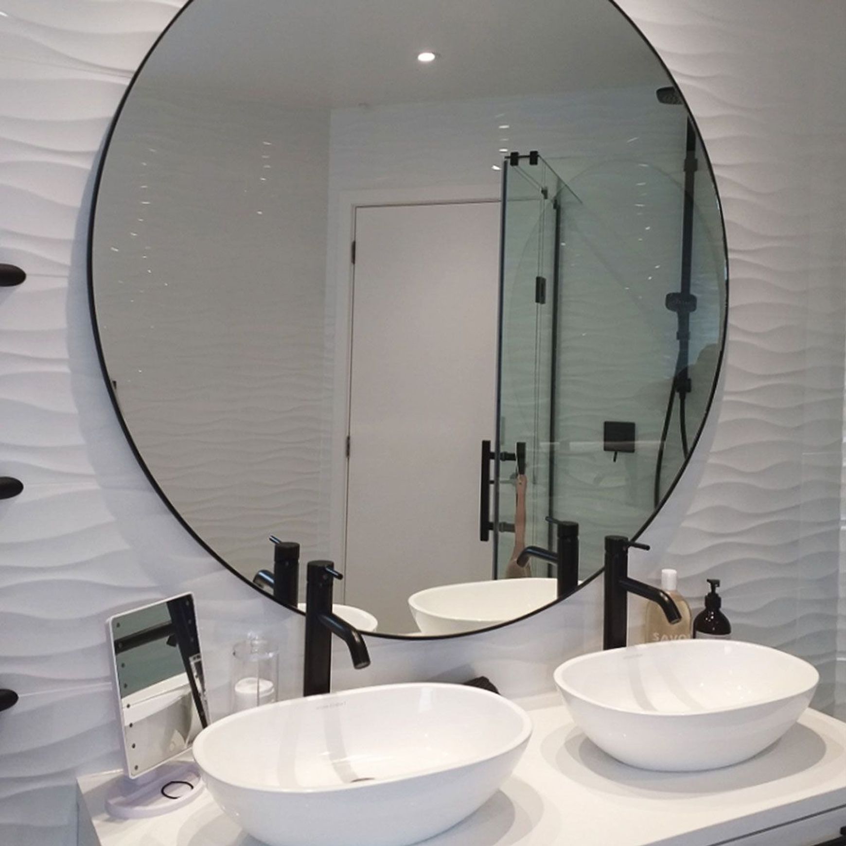 Haynes Glass Slimline Frame Mirror