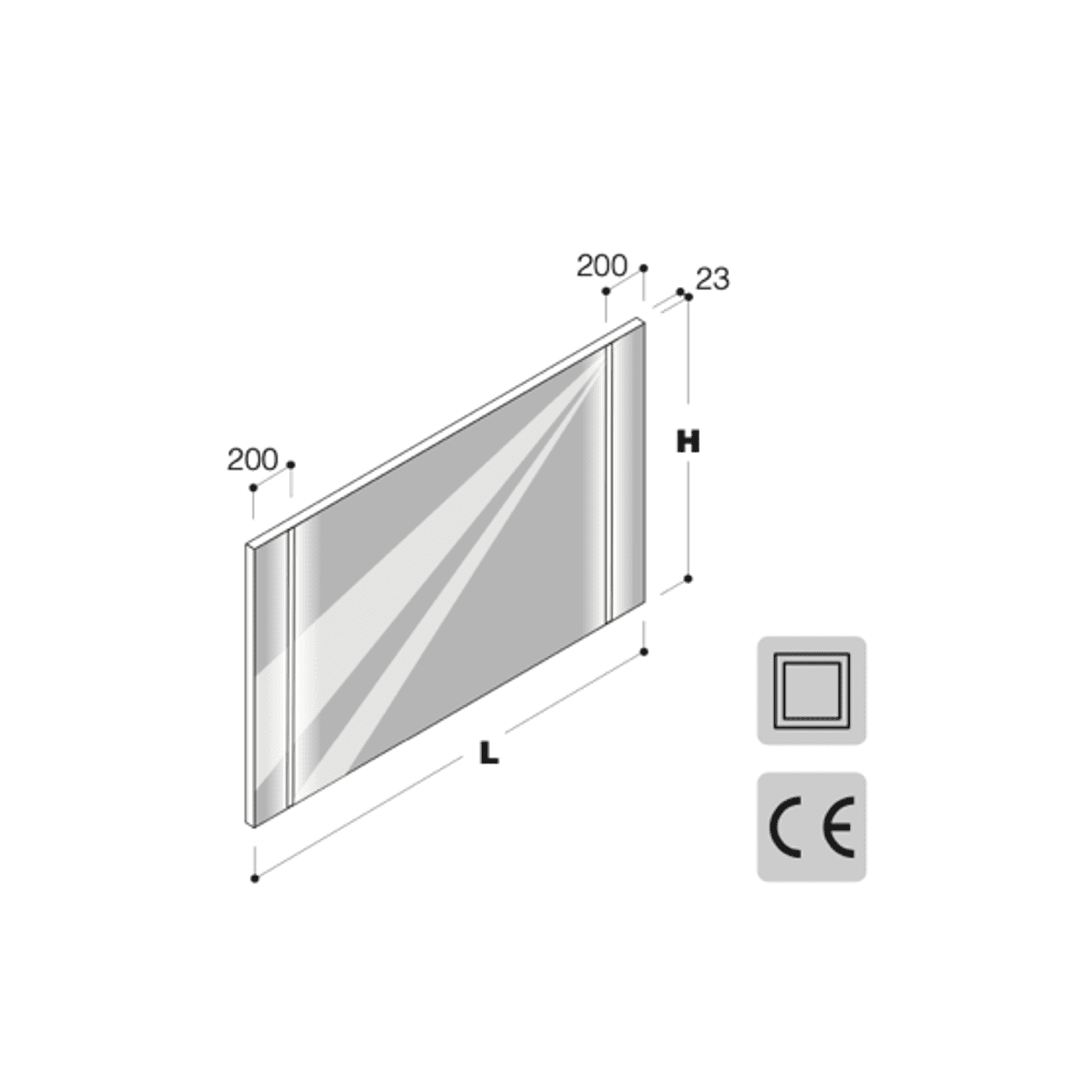WK6 Mirror by Boffi