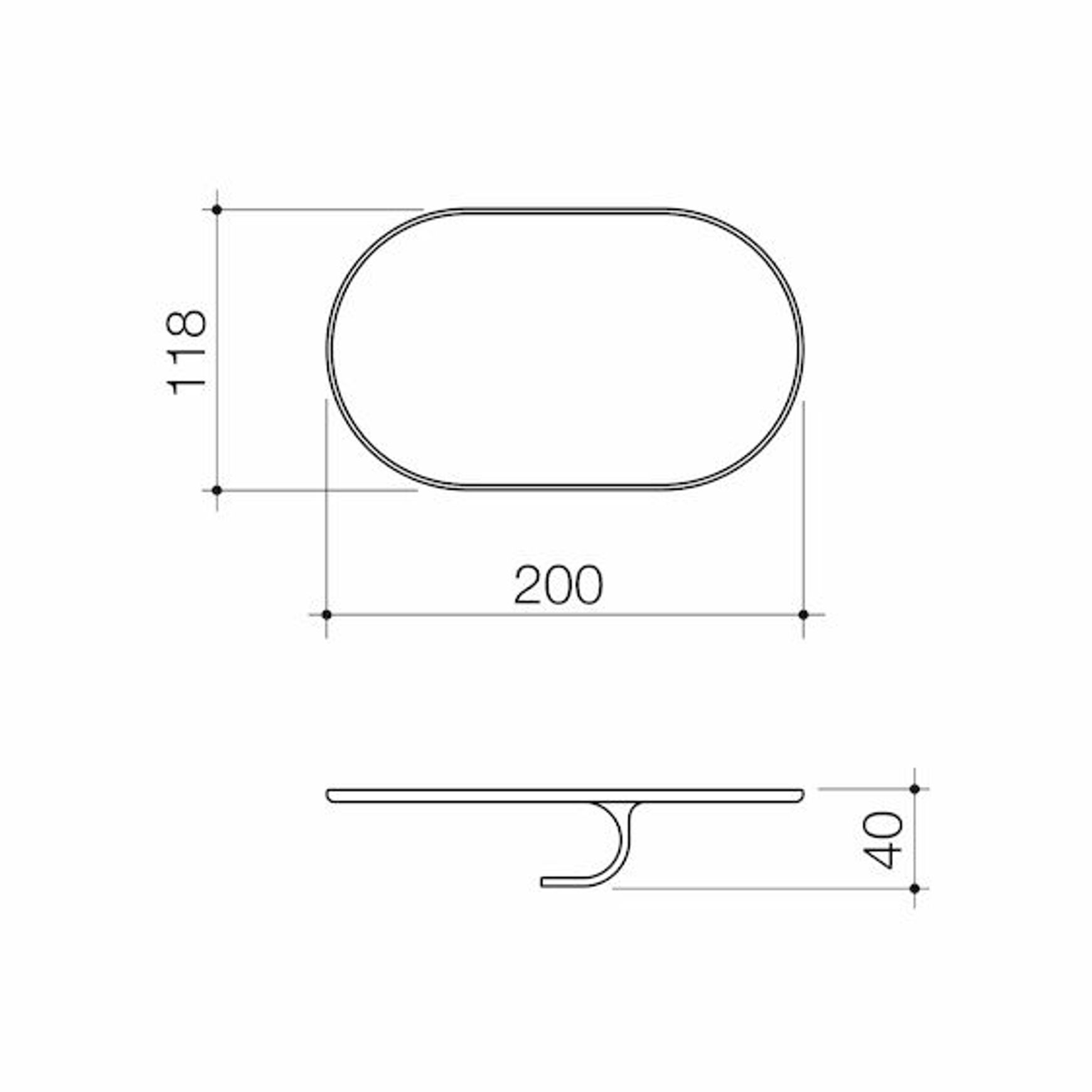 Urbane II Universal Accessory Shelf (Attachment)