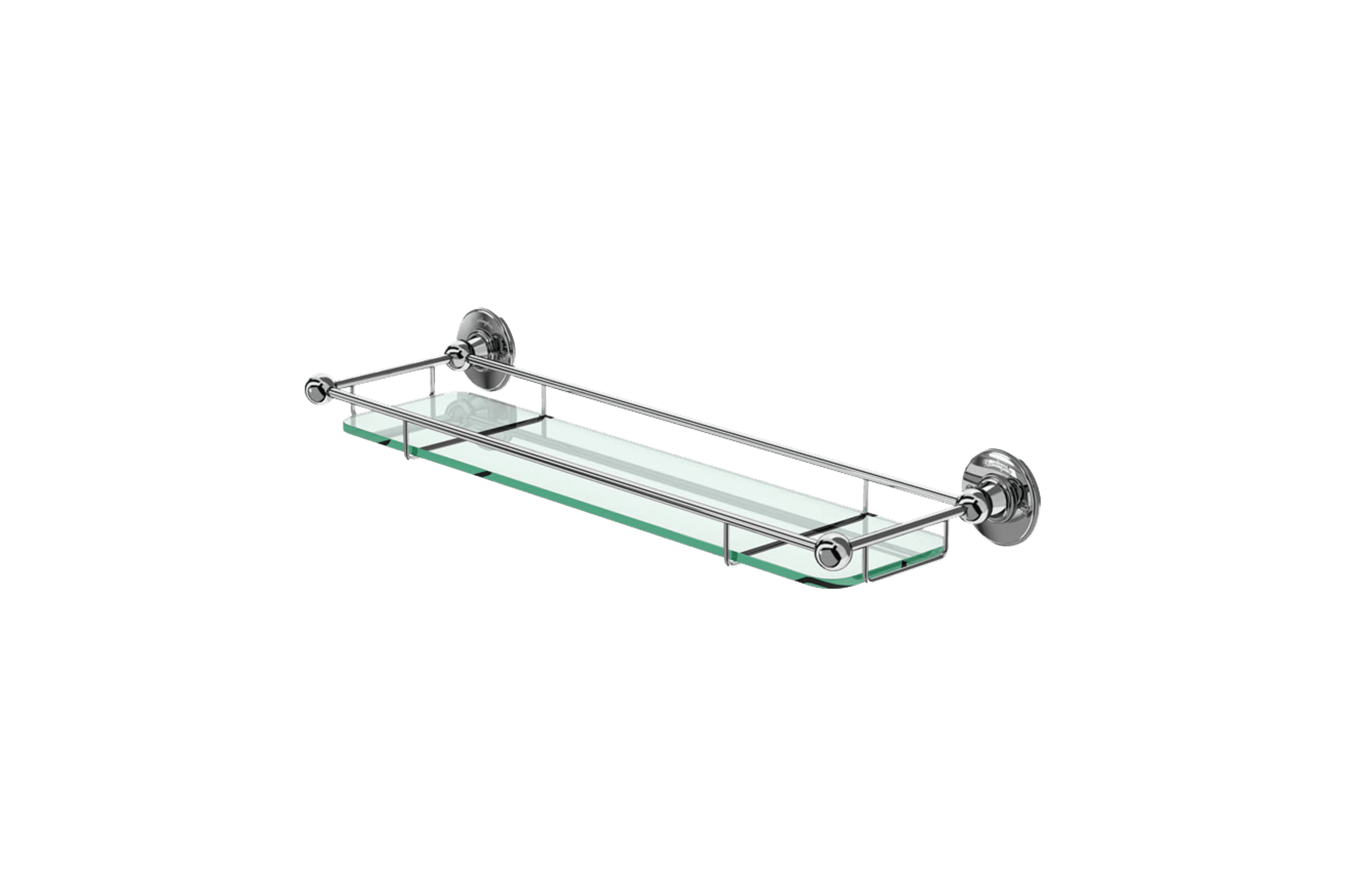 Bathroom Shelf with Rail