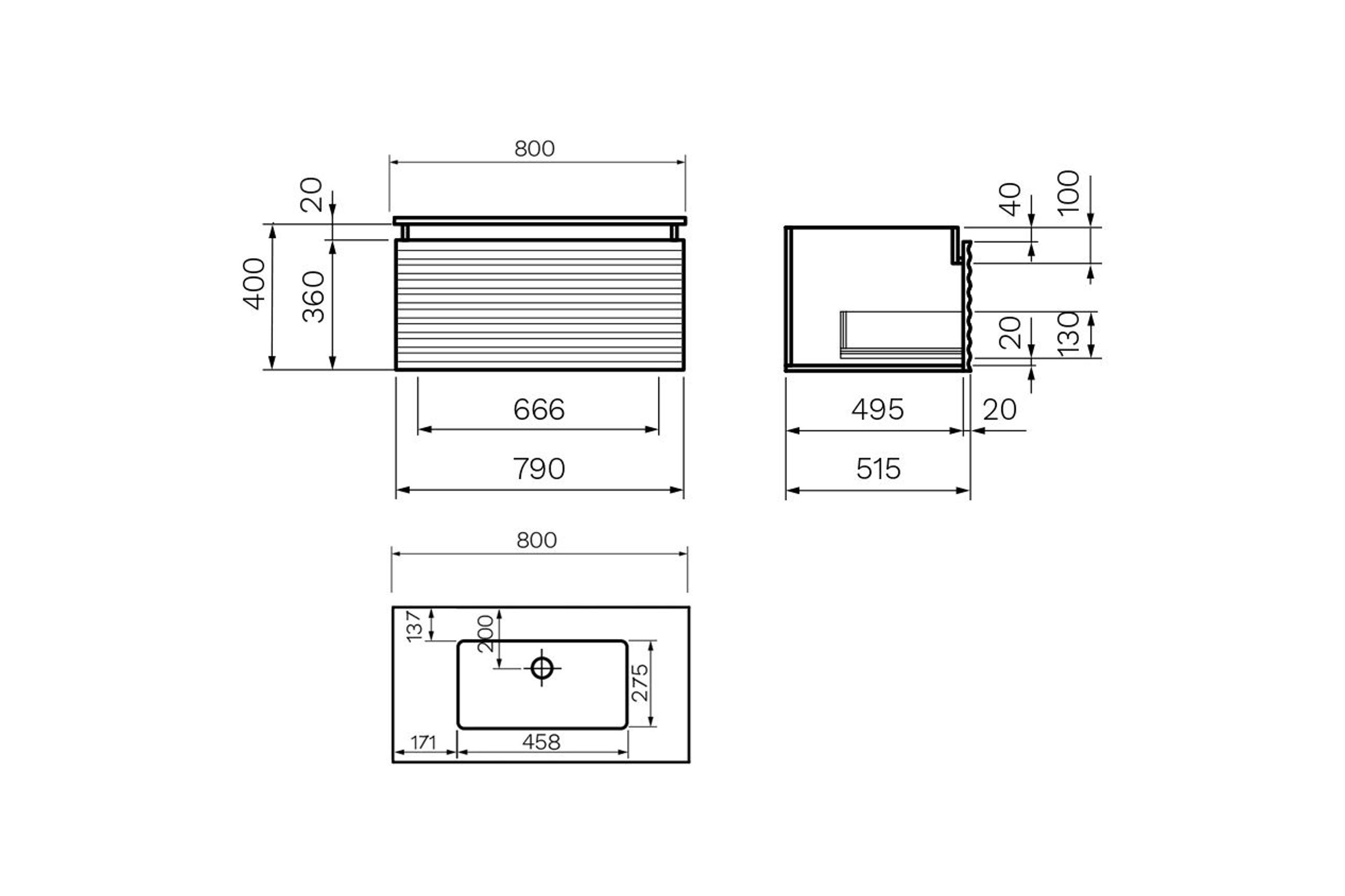 Parisi Vanities with Evostone Tops