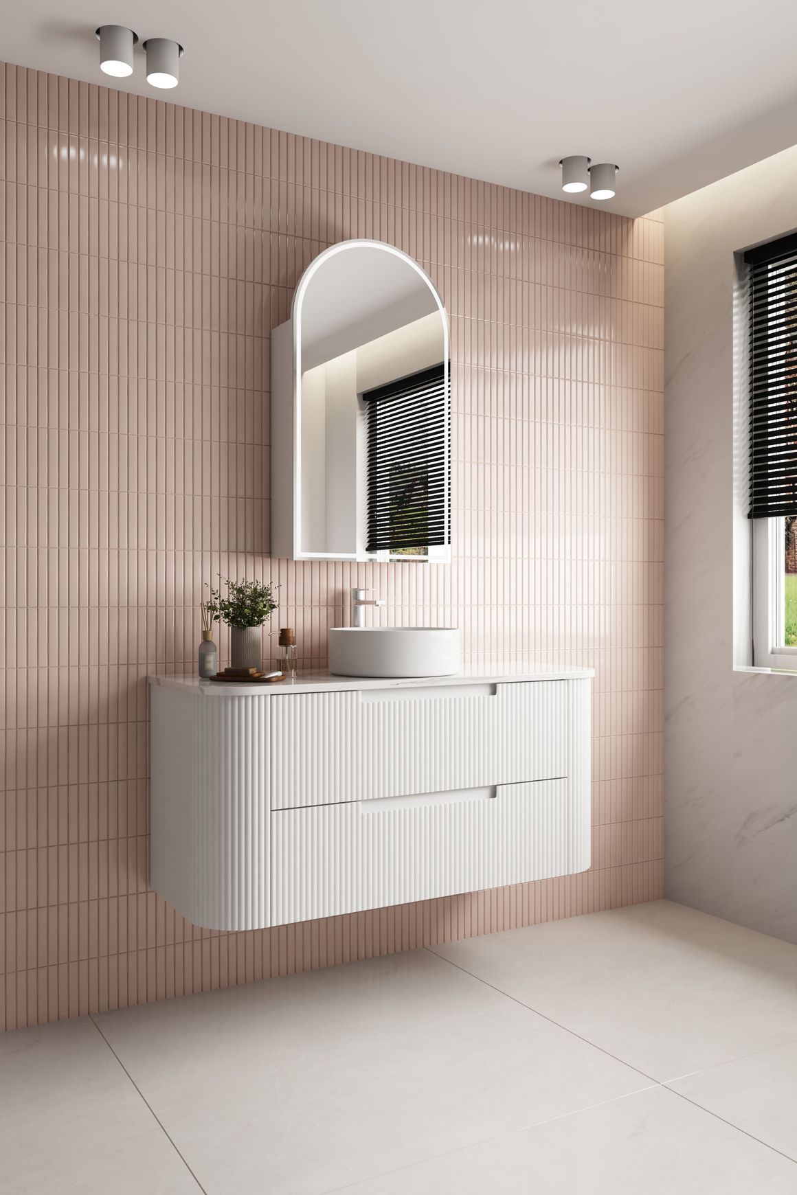 Aulic Curva Wall Hung Vanities
