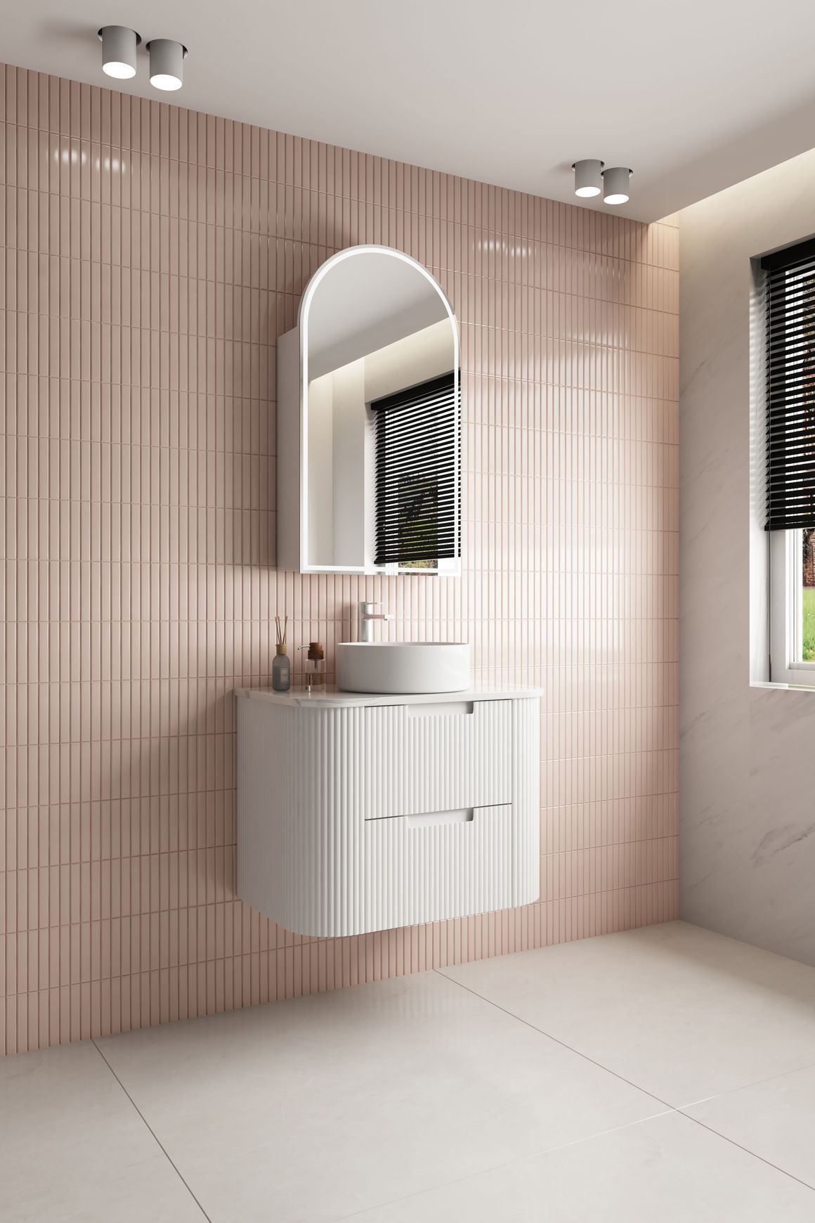 Aulic Curva Wall Hung Vanities