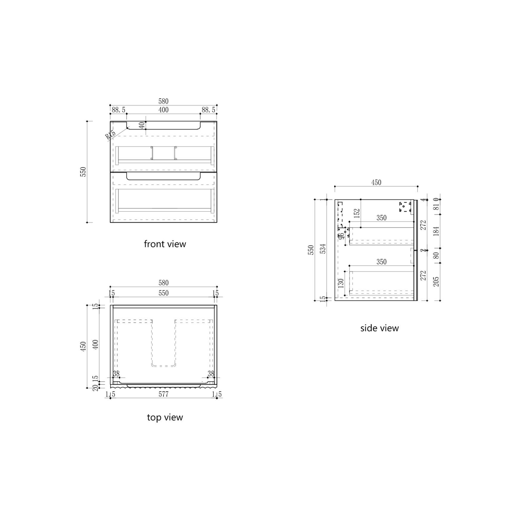 Aulic Lovina Tier Wall Hung Vanities