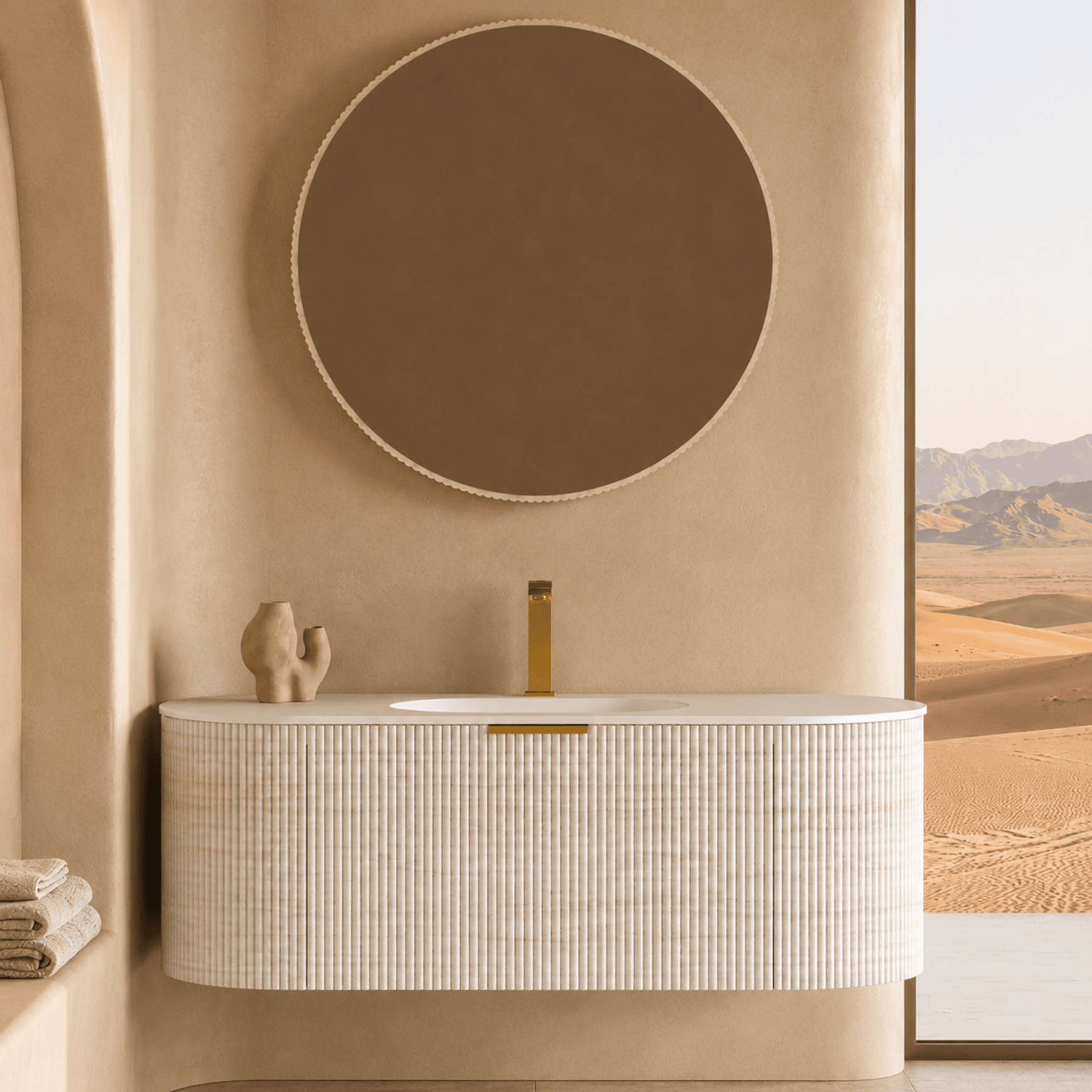Desert Rock Oasis Vanity - DRV008