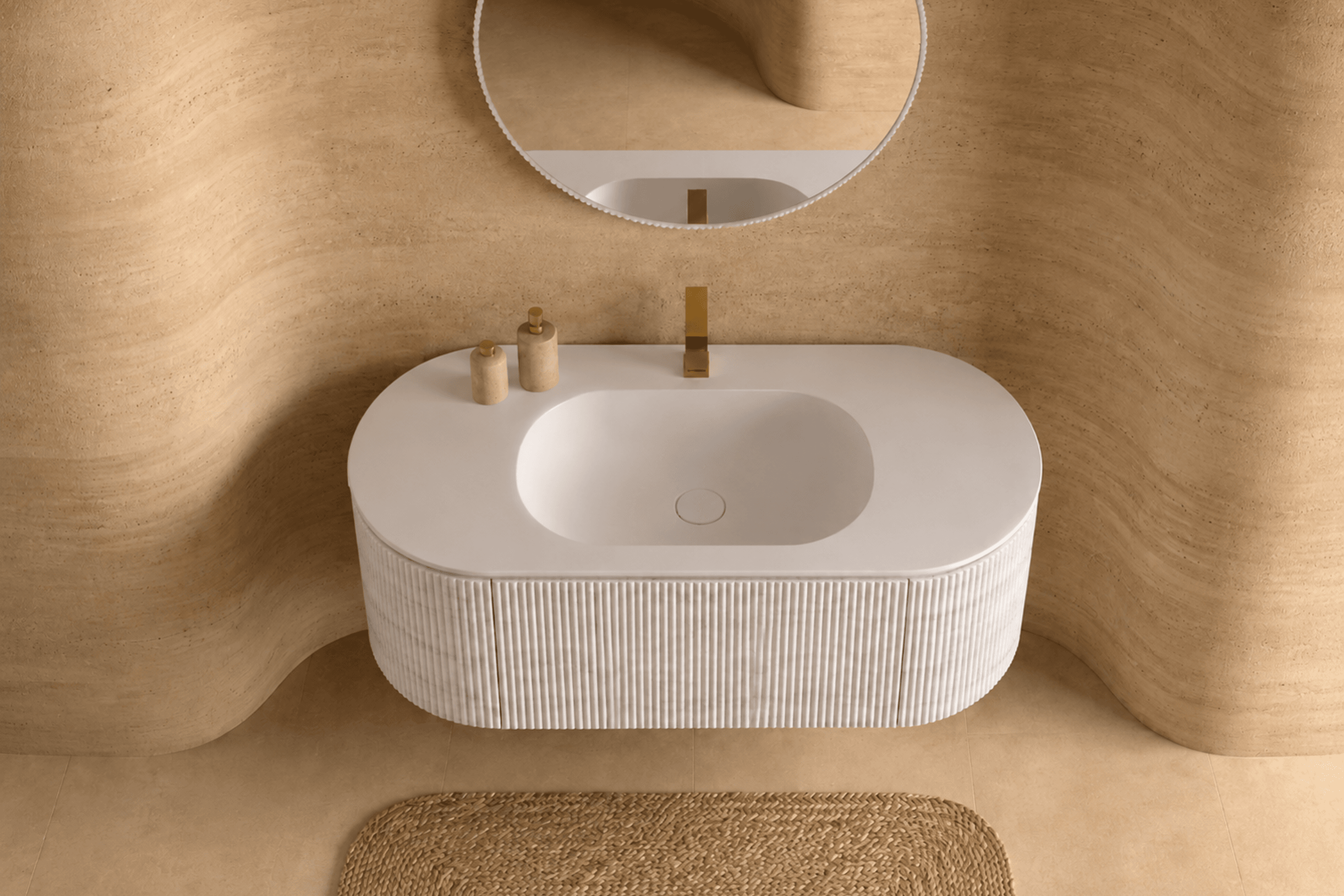 Desert Rock Oasis Vanity - DRV008