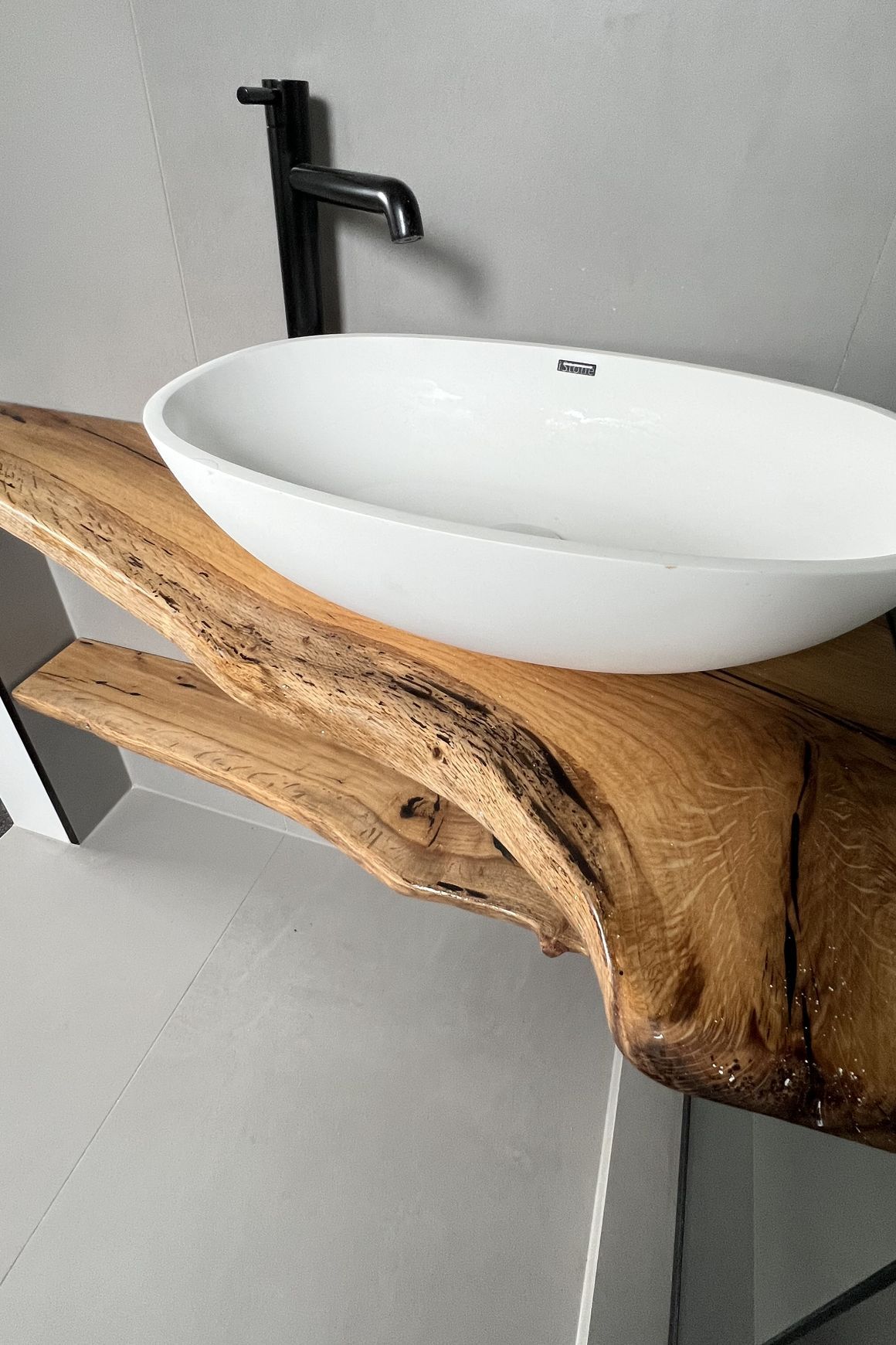 Floating Bathroom Vanity — Tasmanian Blackwood