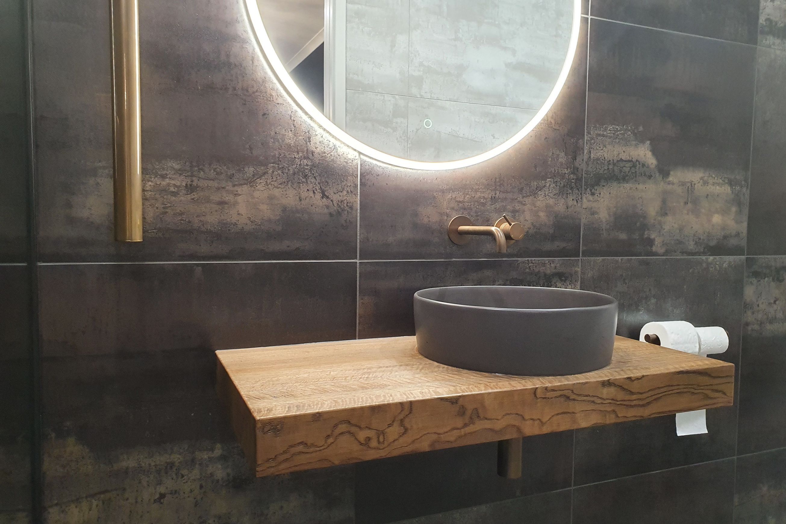 American Oak Vanity
