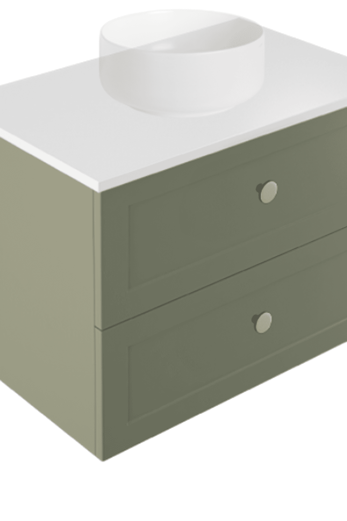 Telaio 750 Single Centre Bowl 2 Drawer Wall Vanity