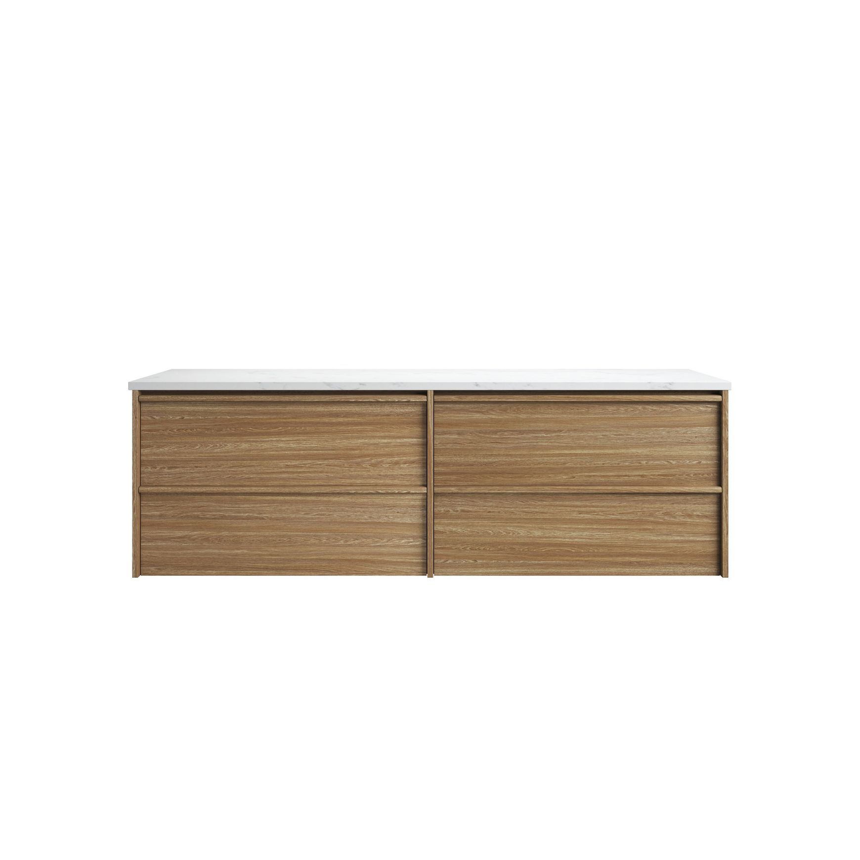 Aulic Venetta Framed Wall Hung 1800 Harvest Oak Cabinet