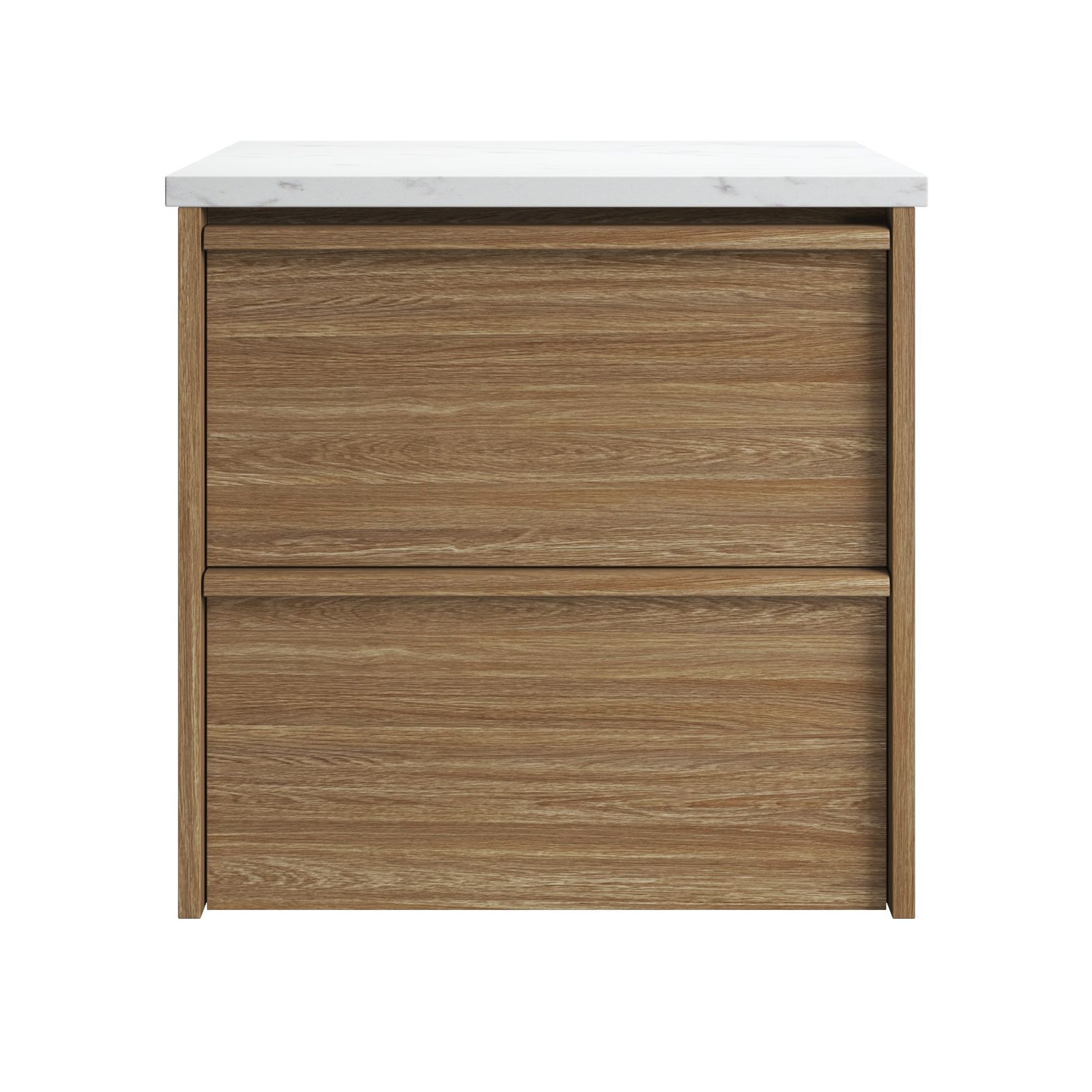 Aulic Venetta Framed Wall Hung 600m Harvest Oak Cabinet