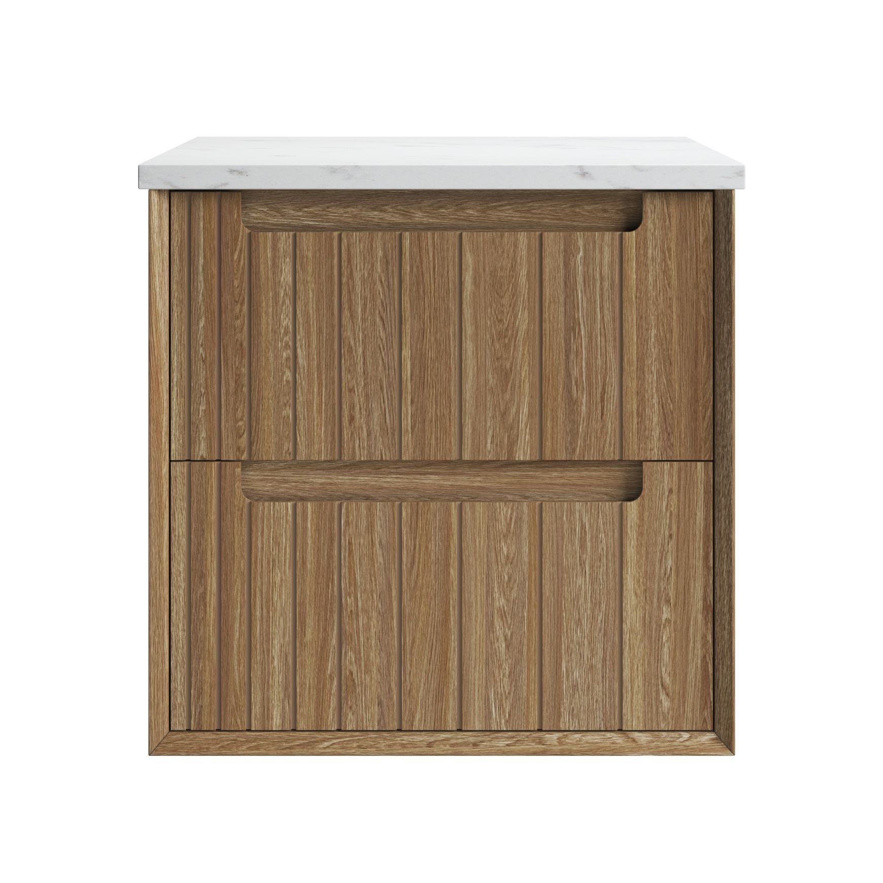 Aulic Voulari Framed Wall Hung 600m Harvest Oak Cabinet