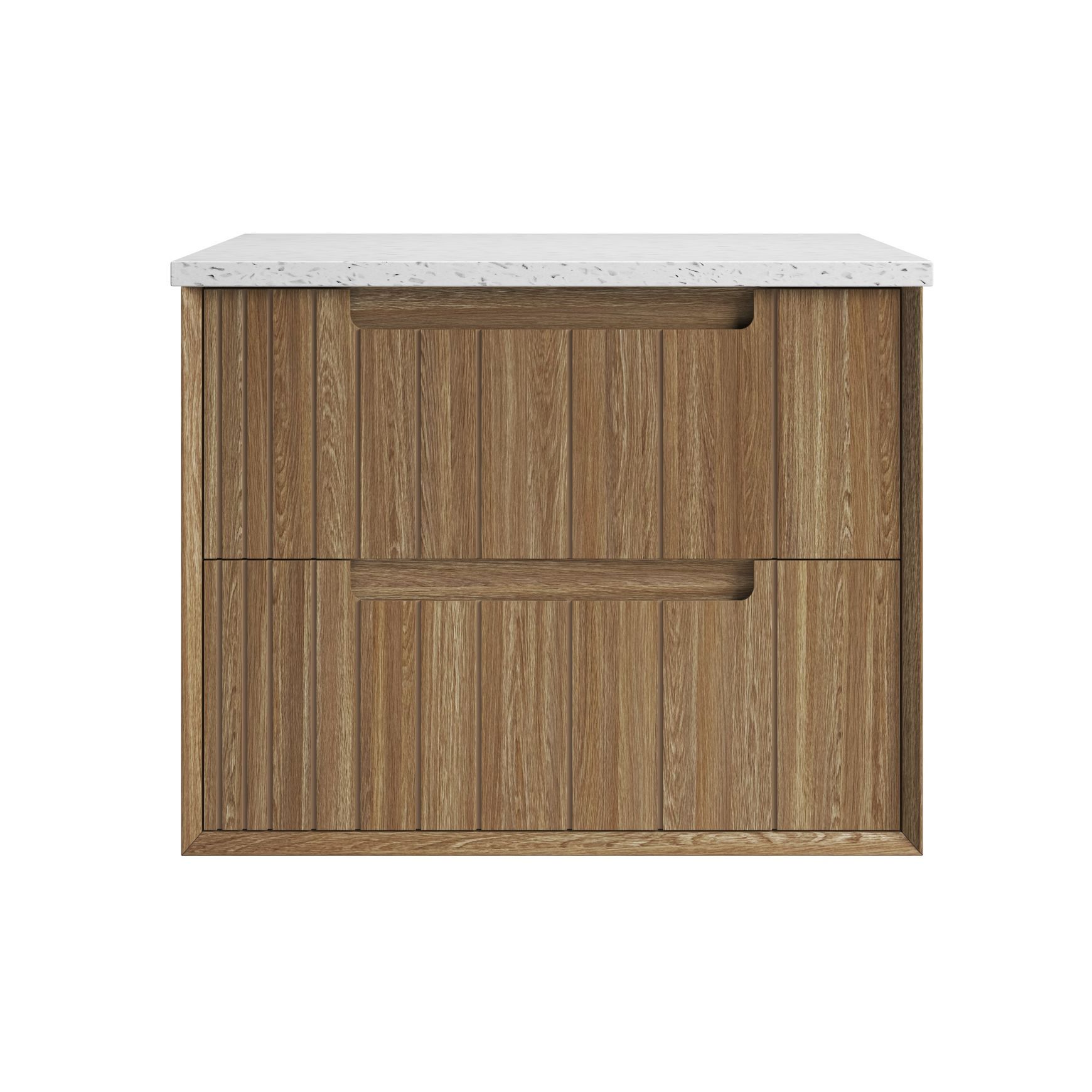 Aulic Voulari Framed Wall Hung 750m Harvest Oak Cabinet