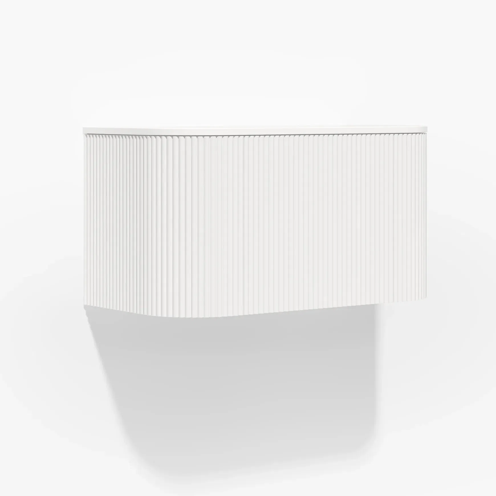 Zahara Curved Fluted Vanity 900mm