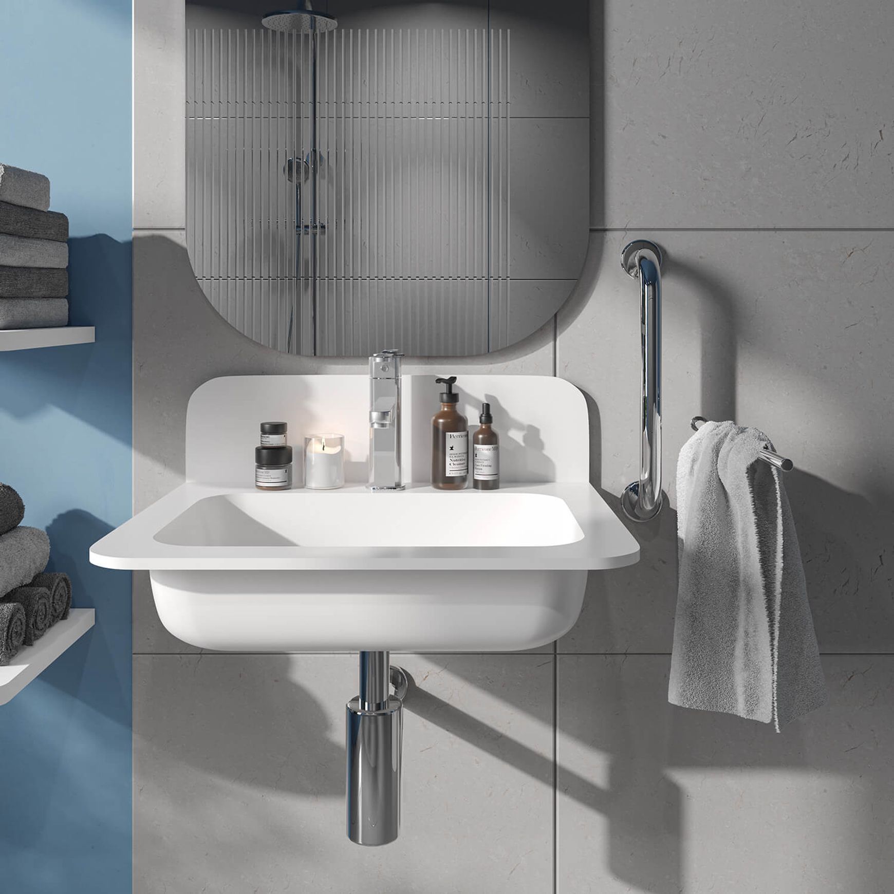 Corian® Vanity Top & Basin 337WS