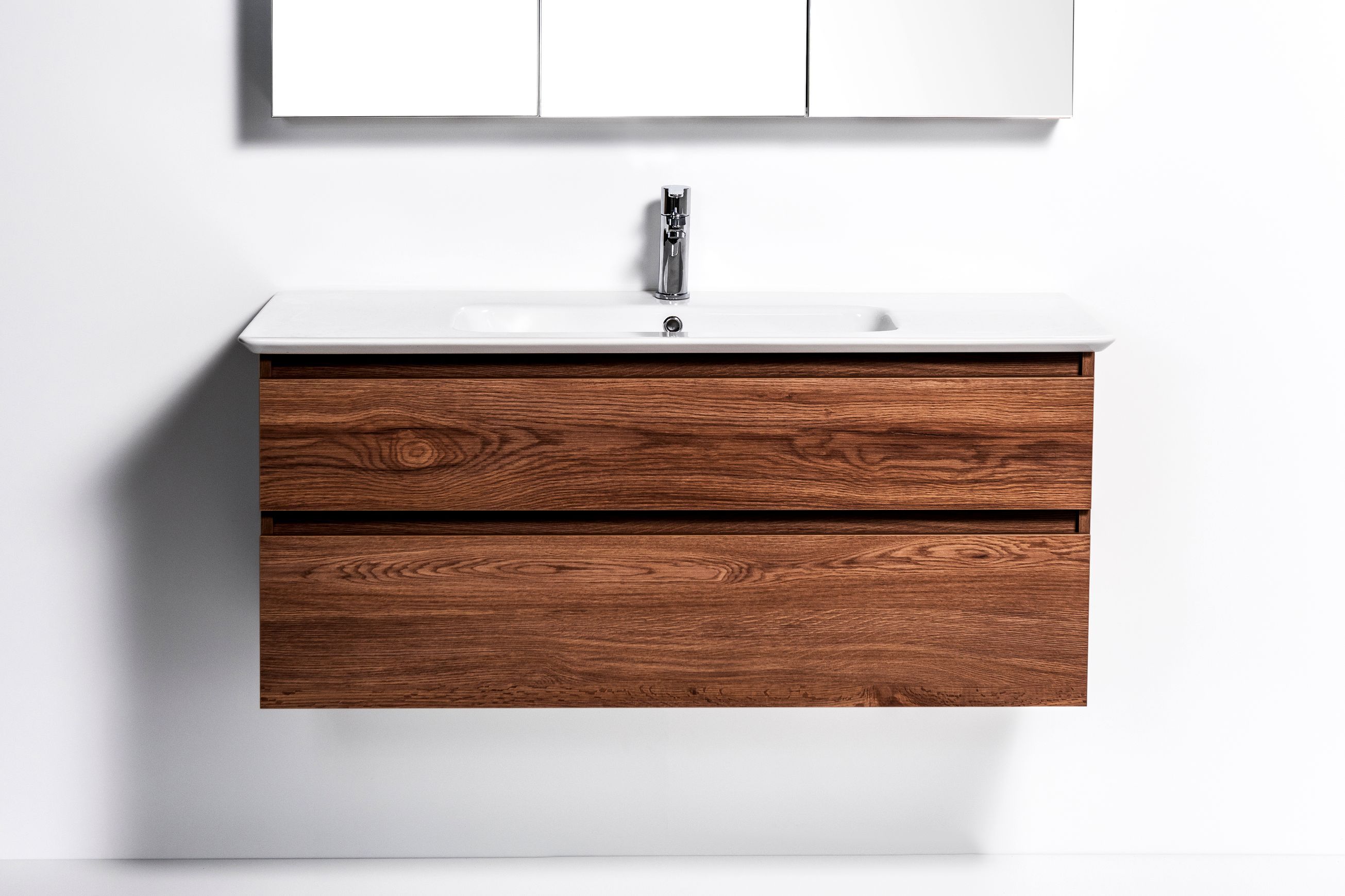 Sharp 1200 Wall-Hung Vanity 2 Drawers
