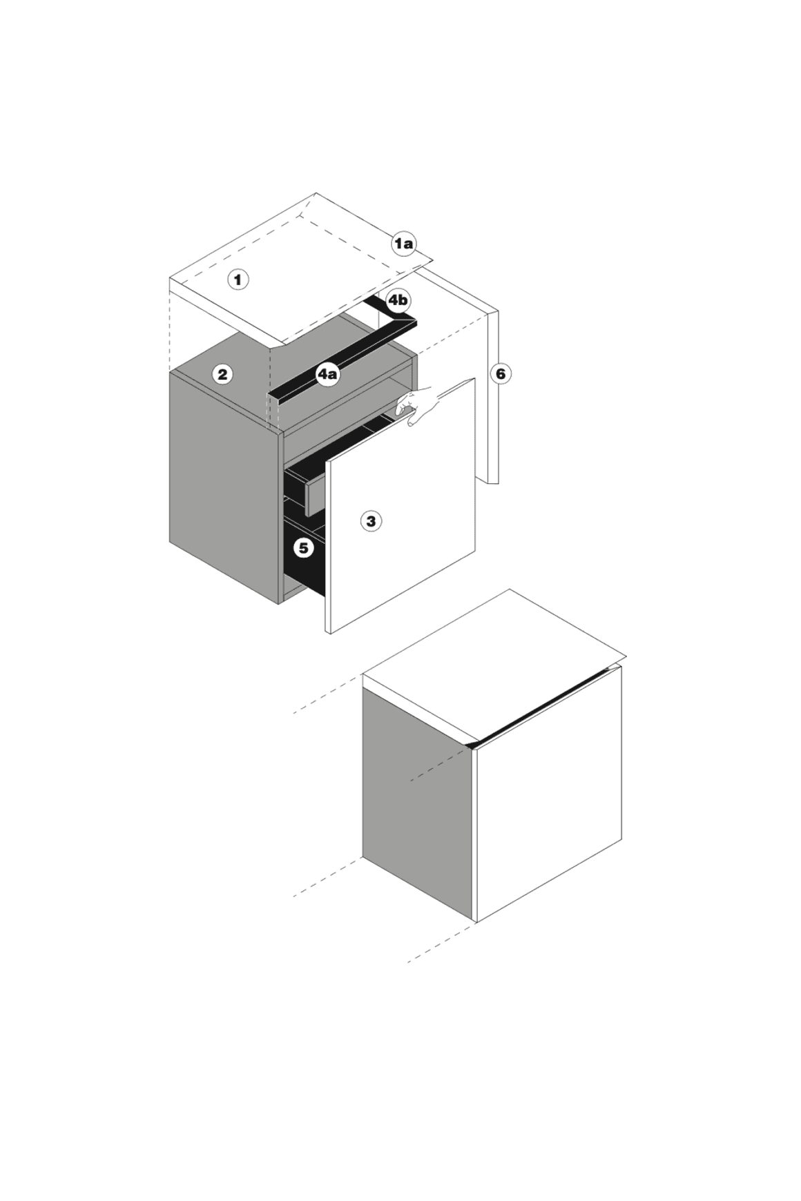 B14 Bathroom System by Boffi