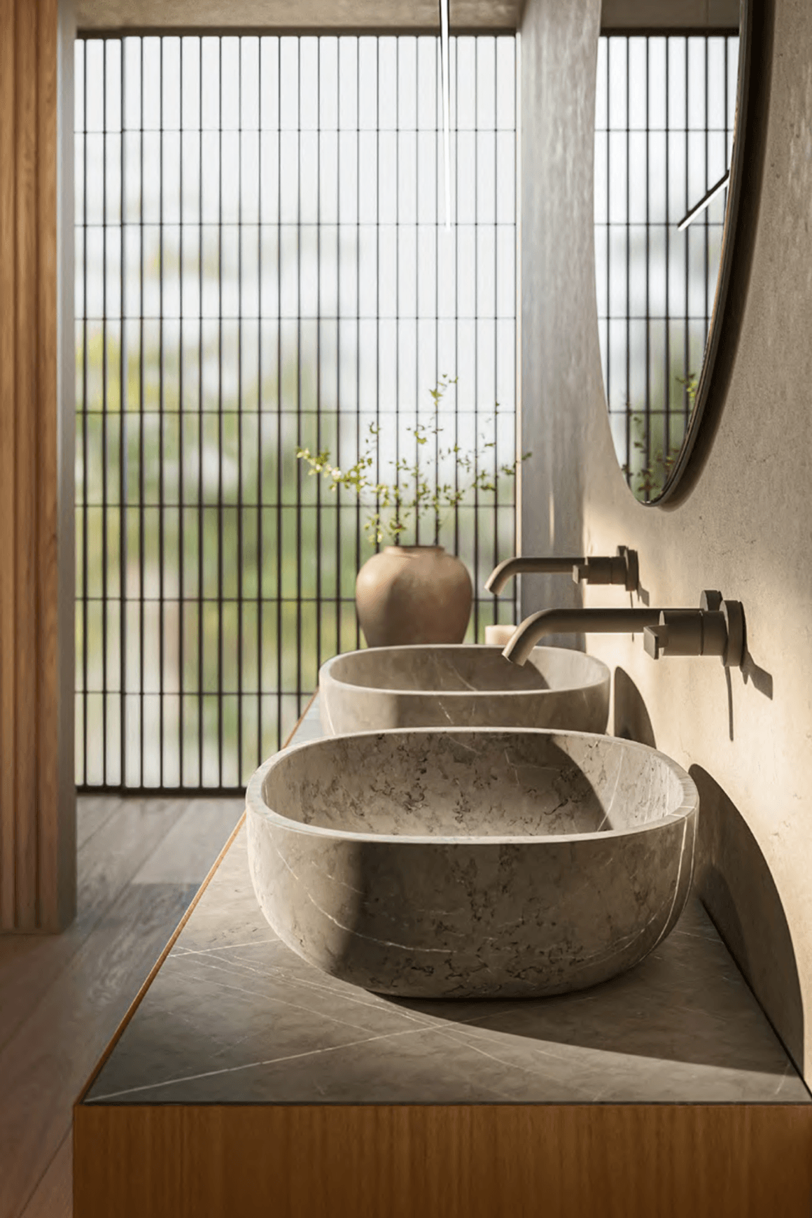 I Fiumi ST Bathroom System by Boffi