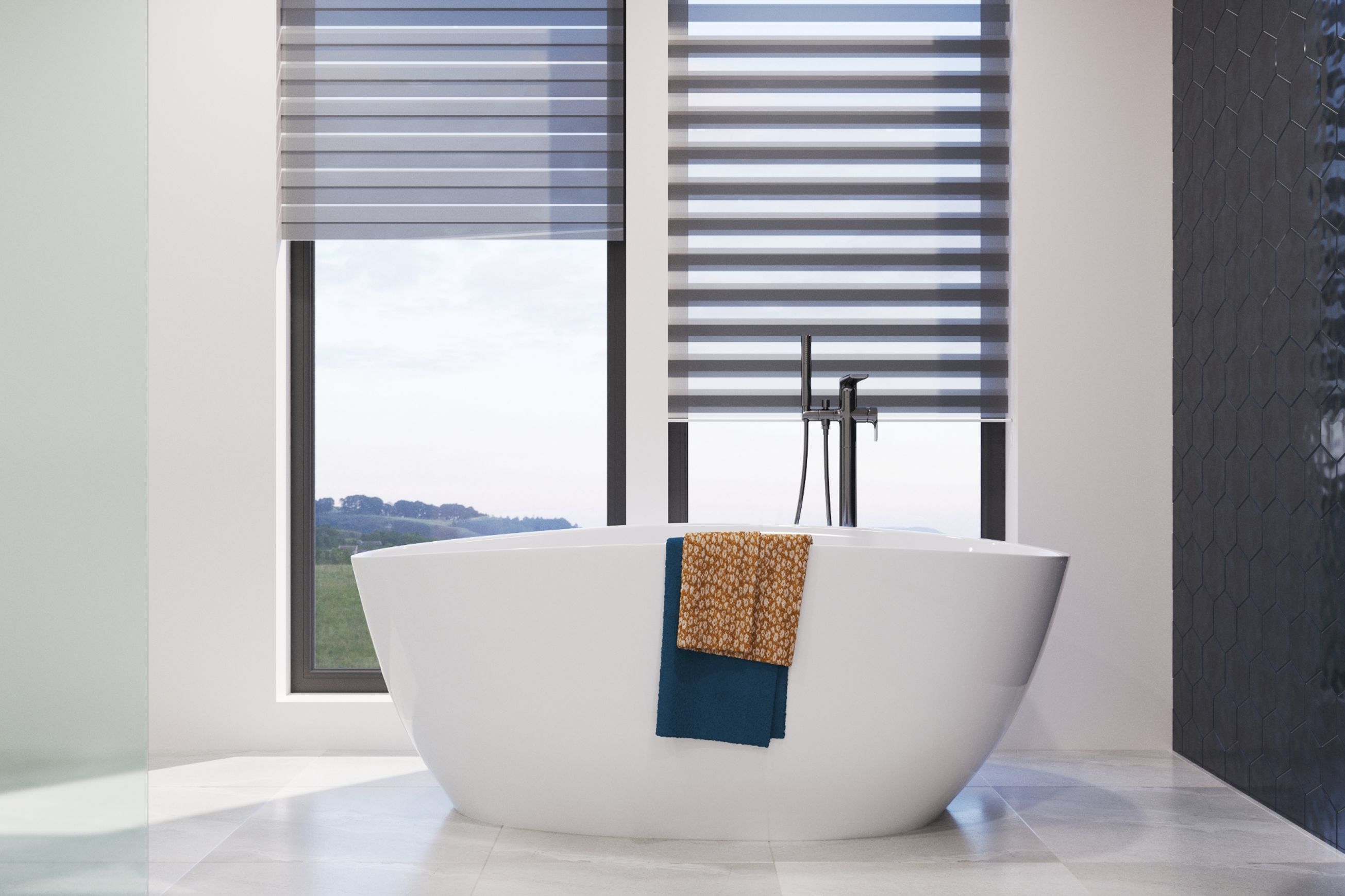 Harper 1700 Freestanding Oval Bath