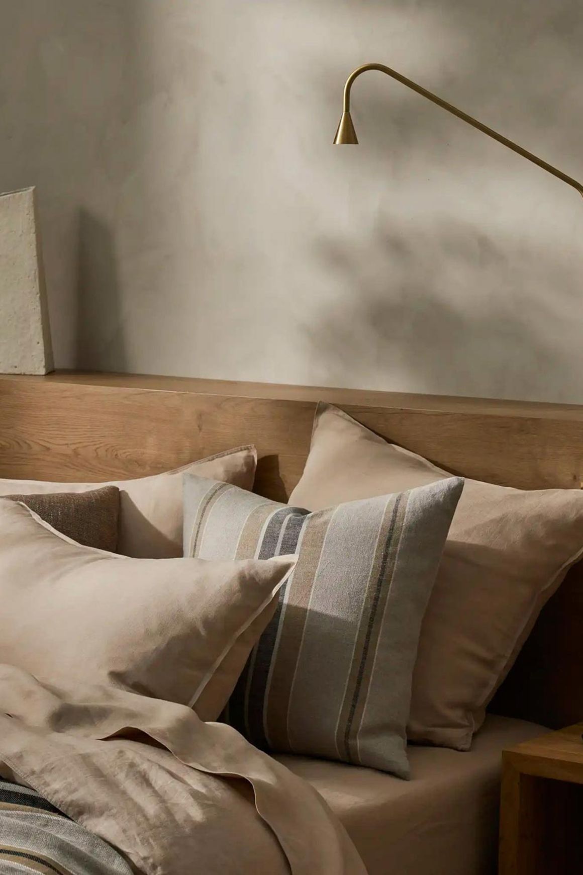 Ravello Linen Flat Sheet - Shell | Weave Home Bed Linen