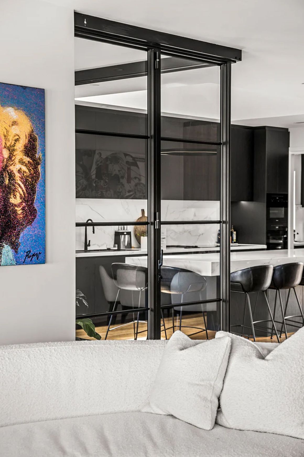Steel Frame Glass Bifold Doors - Galvanised FPS50