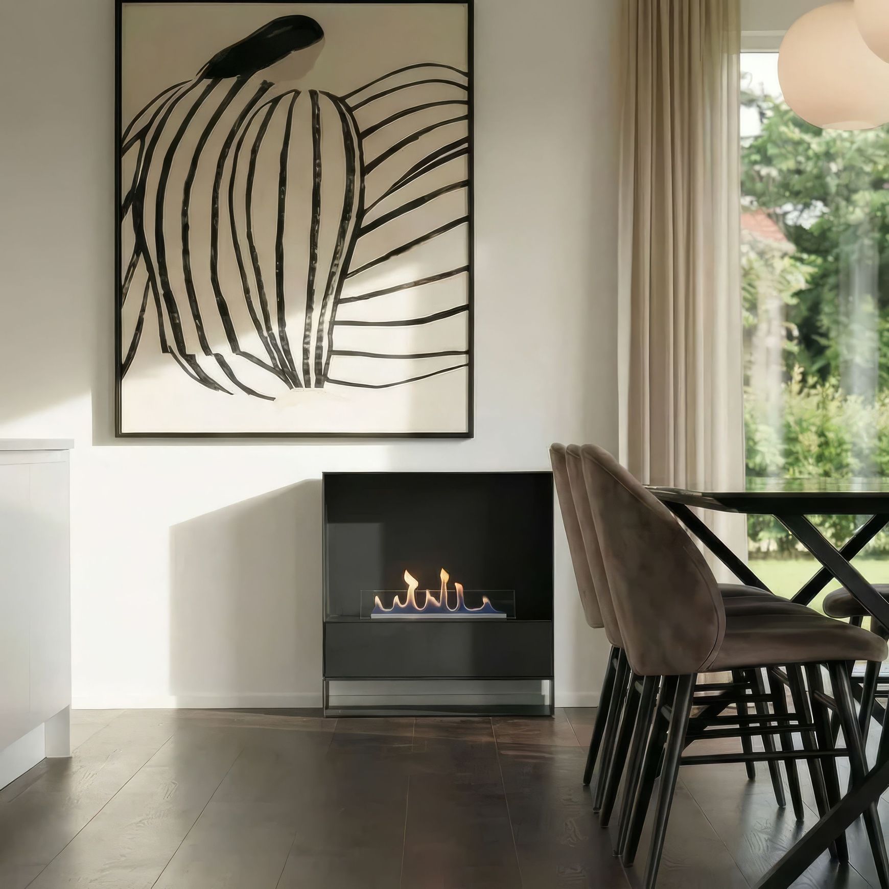 Decoflame Milan - Modular BEV Net Zero Fireplace 20.5hr