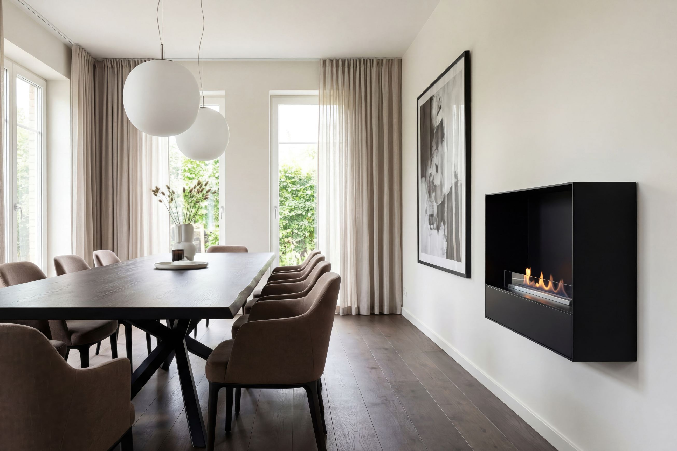 Decoflame Milan - Modular BEV Net Zero Fireplace 20.5hr
