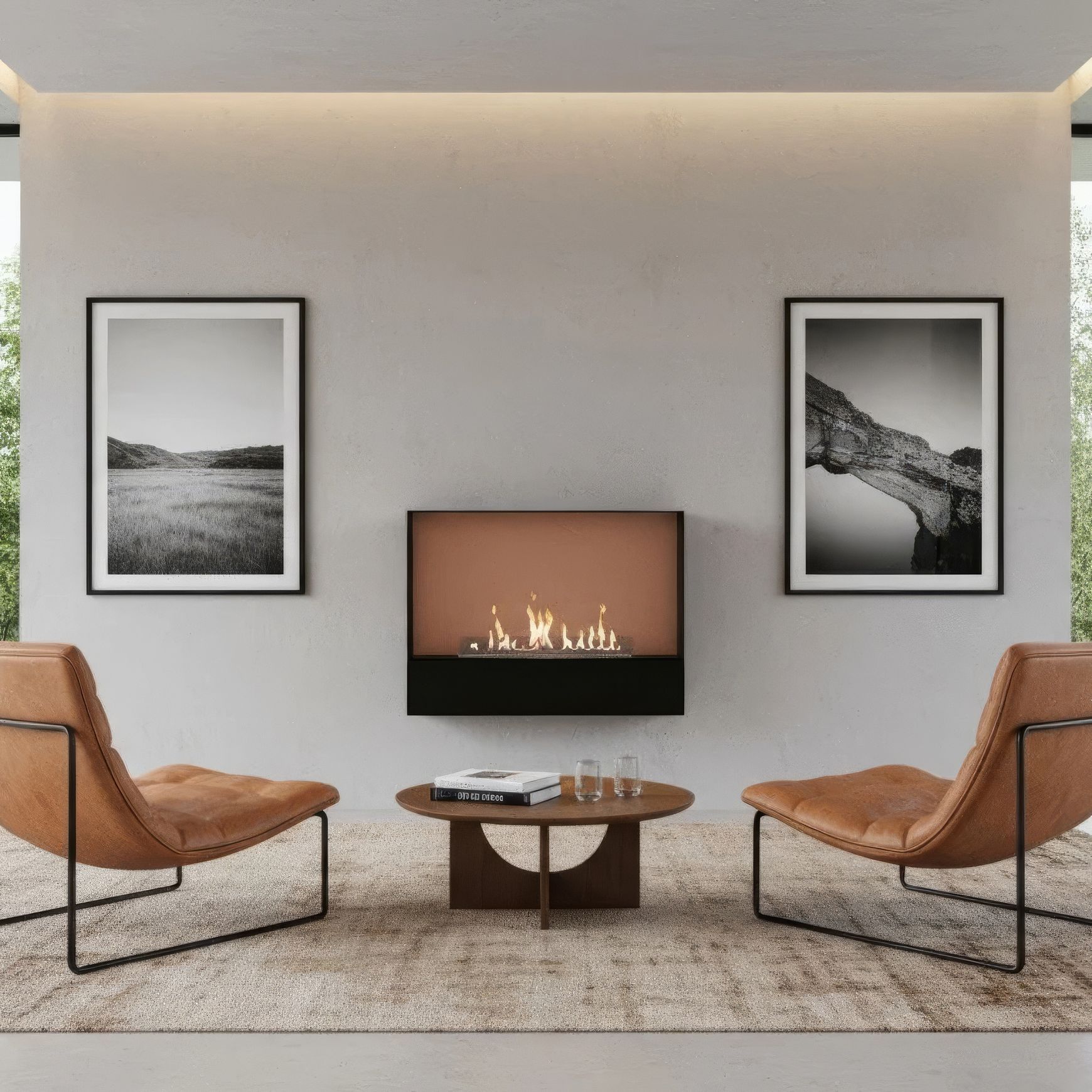 Decoflame Milan - Modular BEV Net Zero Fireplace 20.5hr