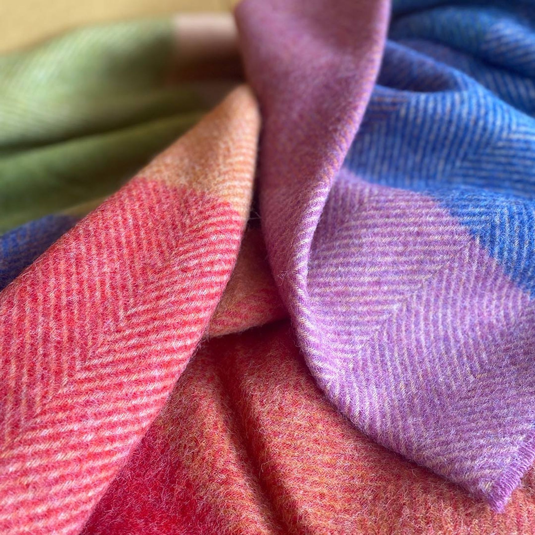 NZ Wool Throw - Harland Sunset | 100% Pure Wool