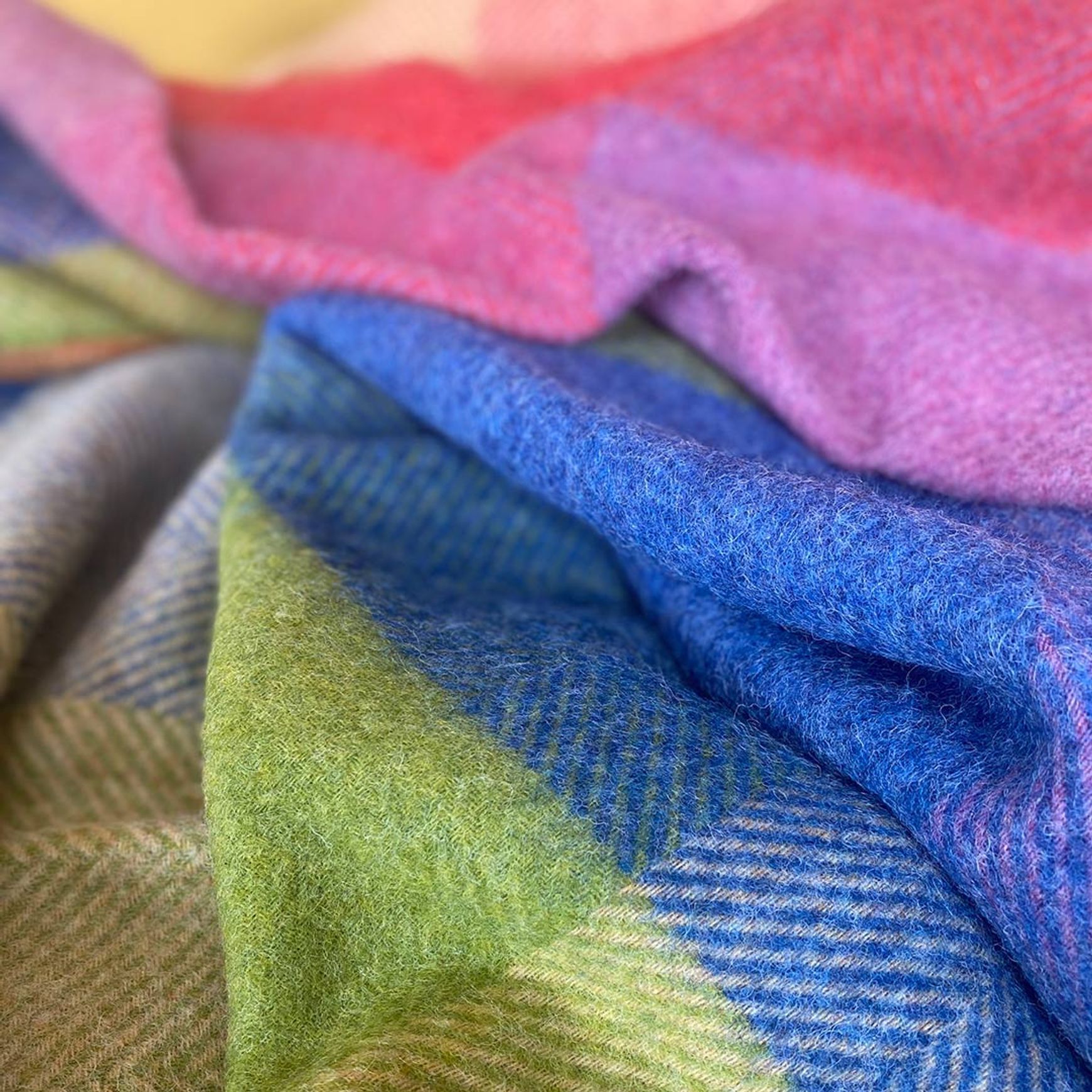 NZ Wool Throw - Harland Sunset | 100% Pure Wool