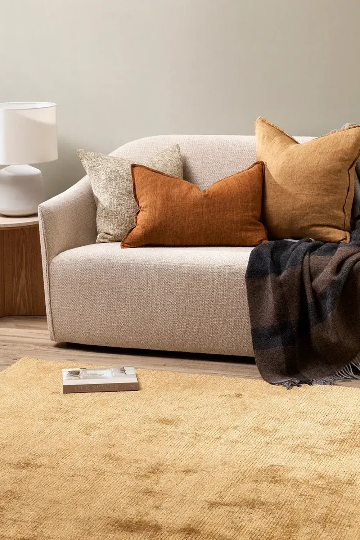 Baya Brunswick Throw - Bracken | Pure NZ Wool
