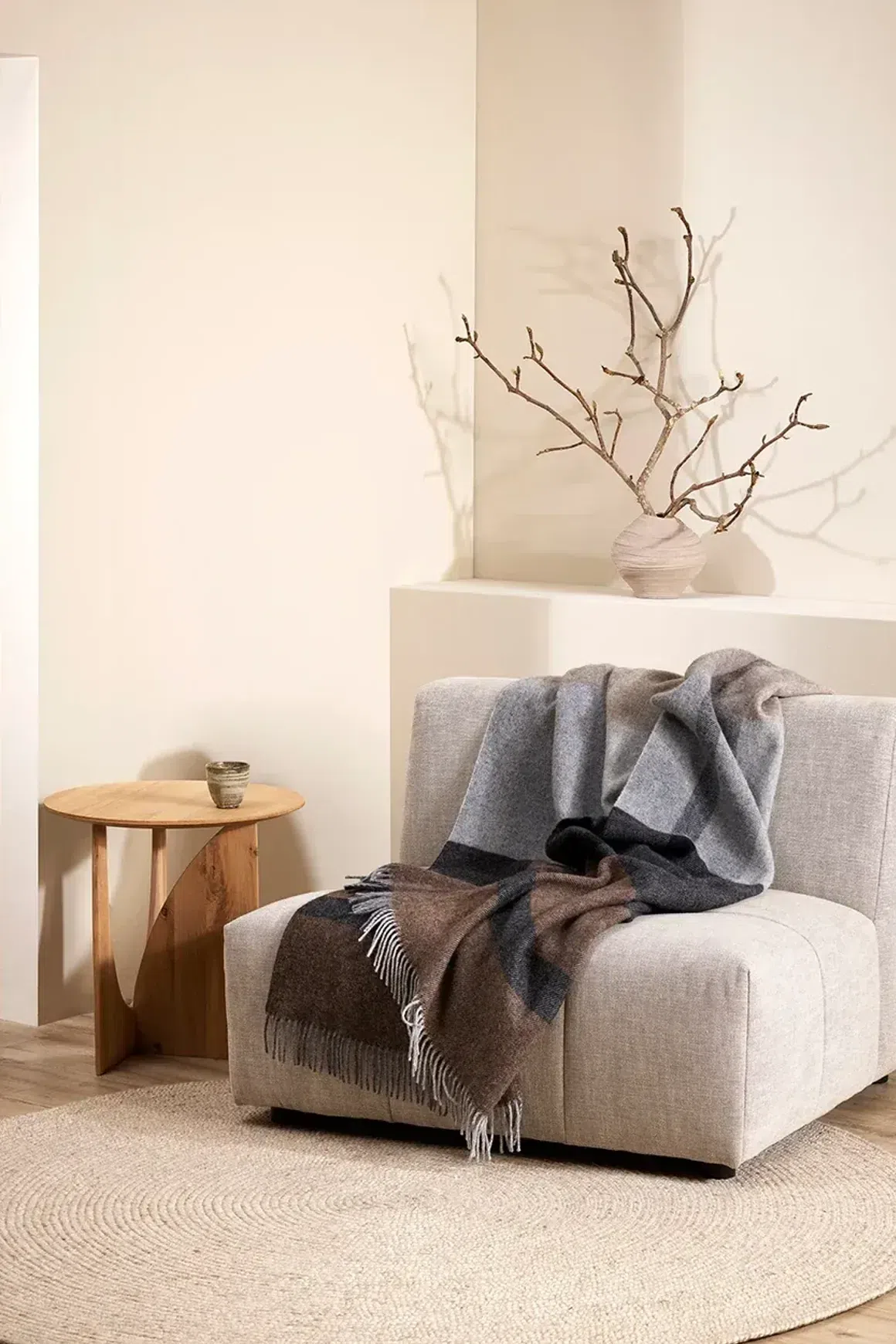 Baya Brunswick Throw - Bracken | Pure NZ Wool