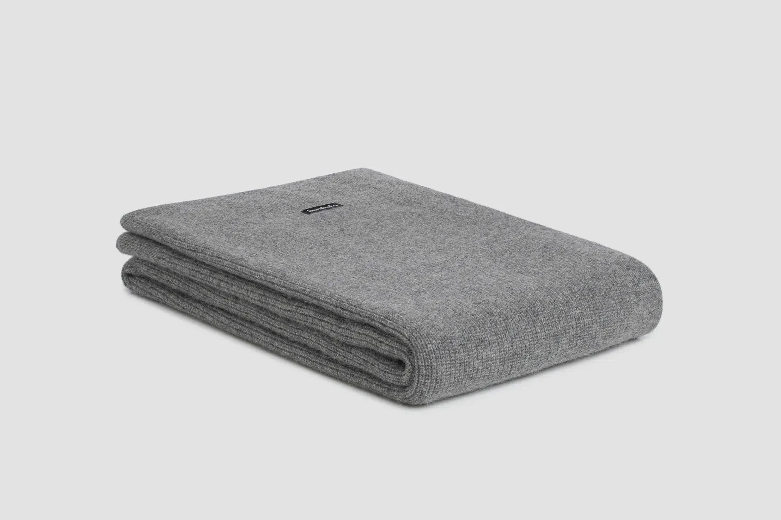 Chain Rib Angora & Merino Wool Throws
