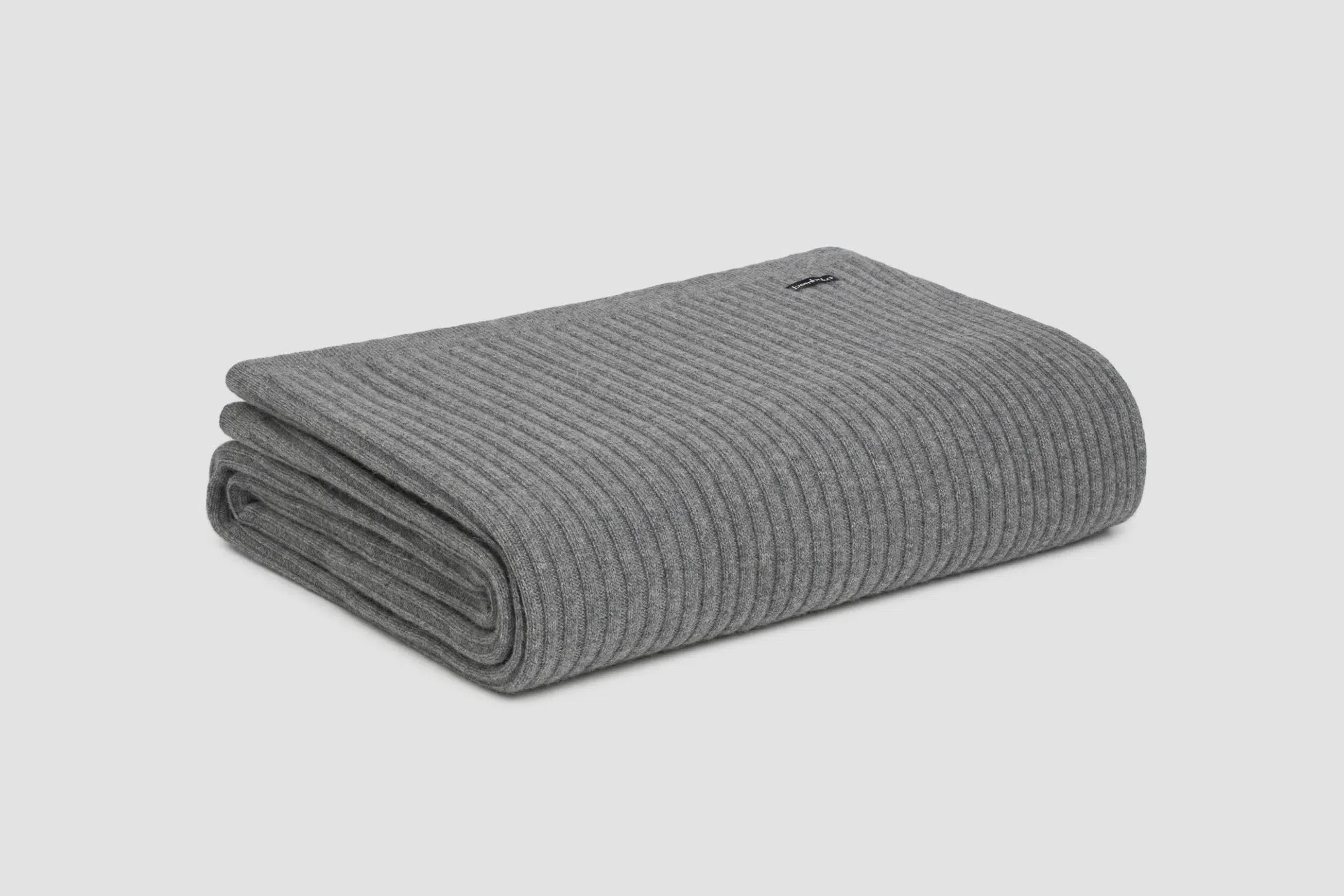 Wide Rib Angora & Merino Wool Throws