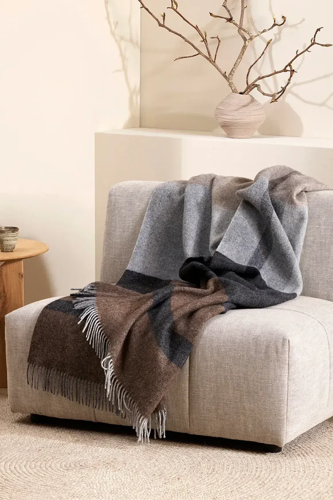 Baya Brunswick Throw - Bracken | Pure NZ Wool