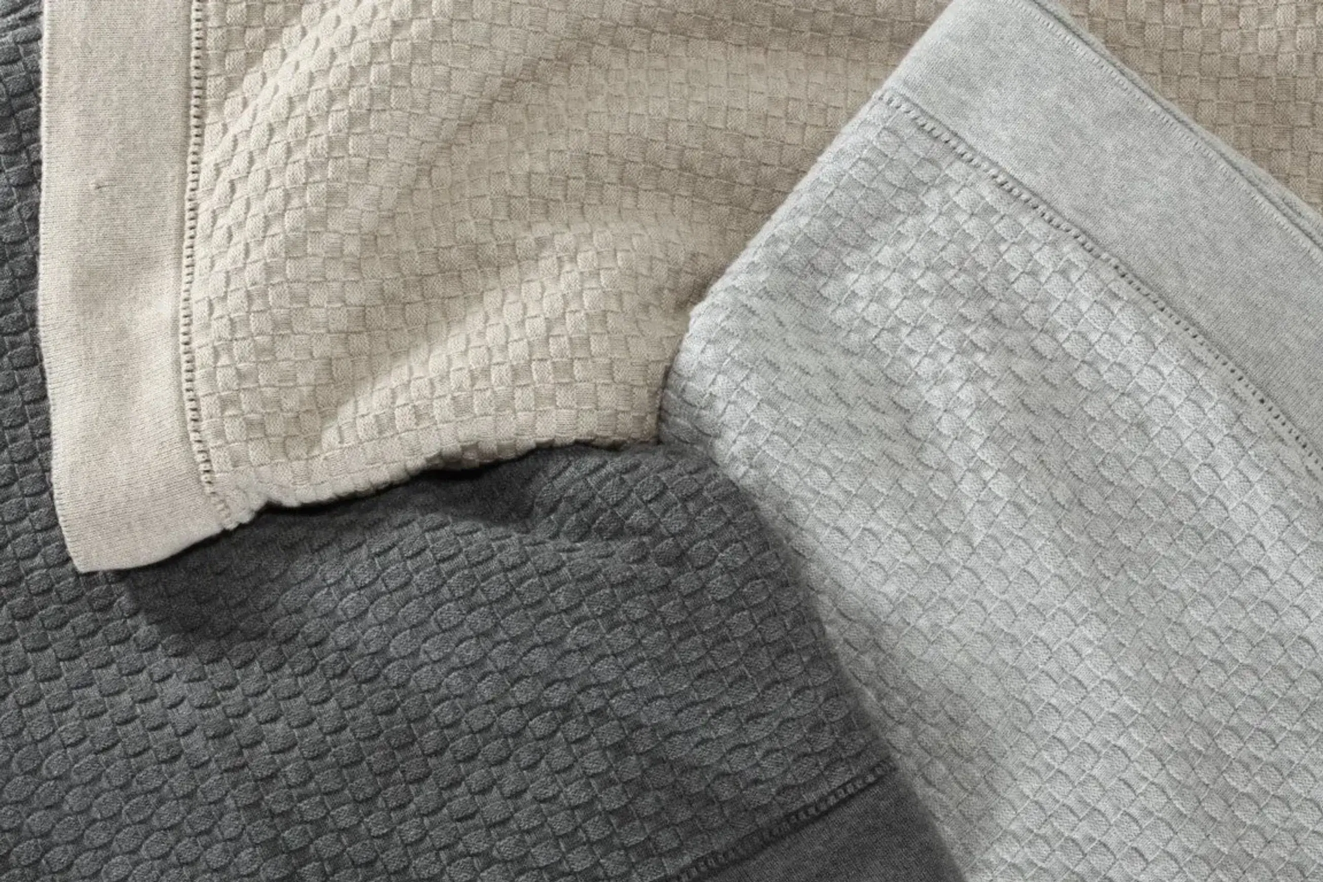Basketweave Cotton Throws