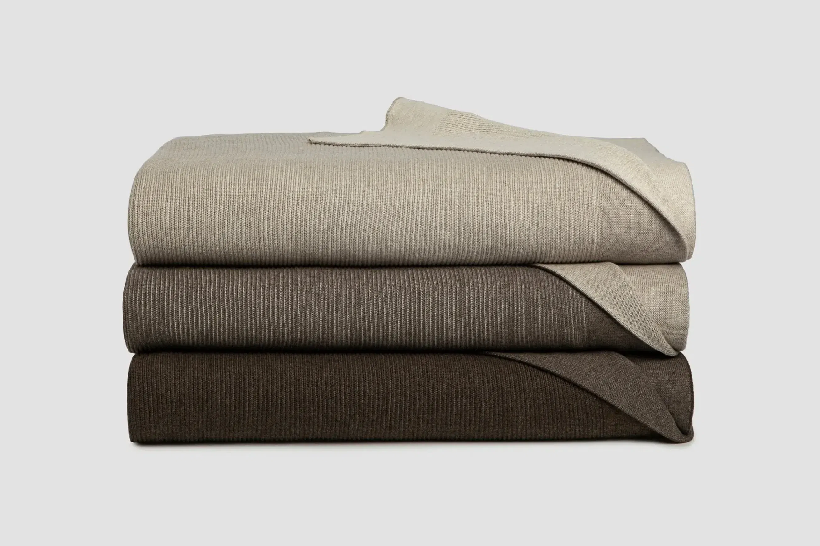Reversible Rib Cotton Blankets
