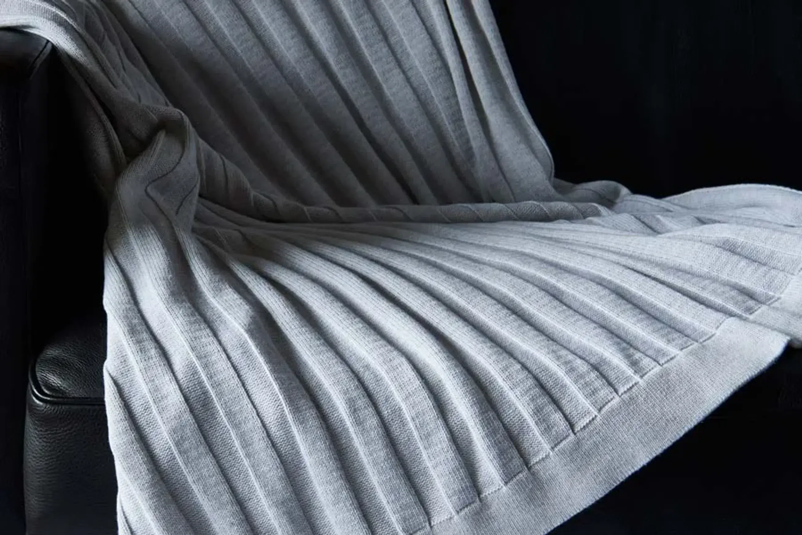 Flat Rib Cotton Throws
