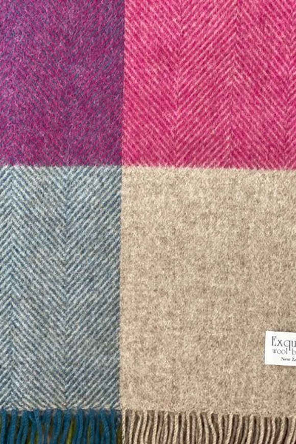 NZ Wool Throw - Harland Multi | 100% Pure Wool