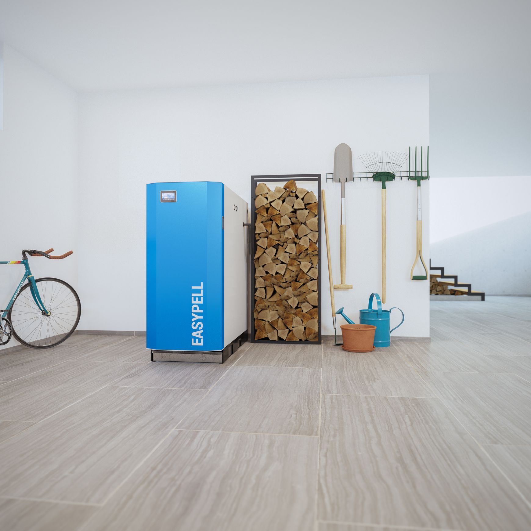 Easypell Log Burner Package (Wood Log Boiler)