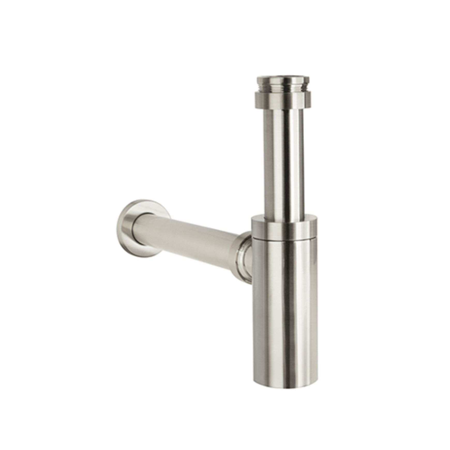 Marli Bottle Trap Round - Brushed Nickel
