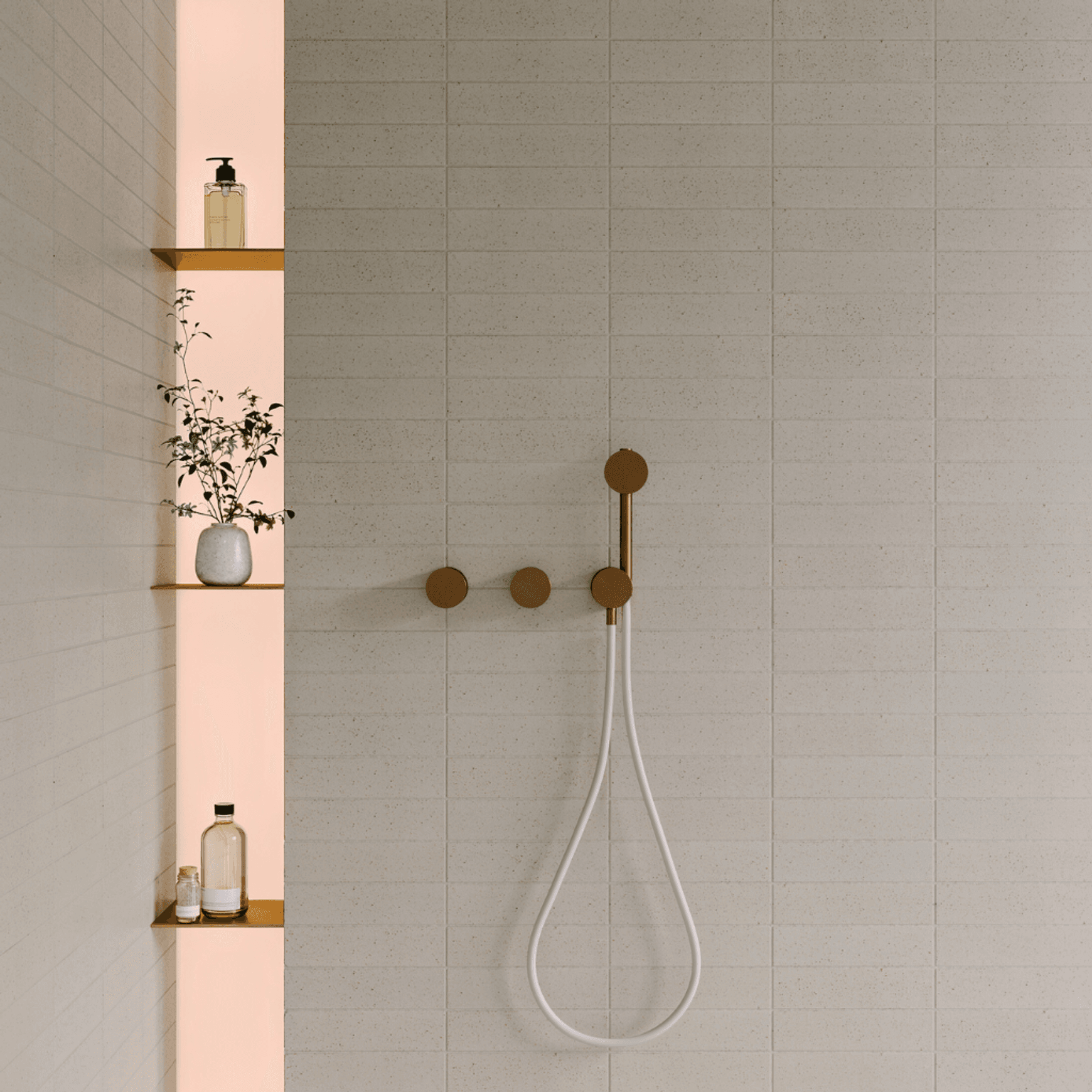 Komo Speckle Beige Brick Tile