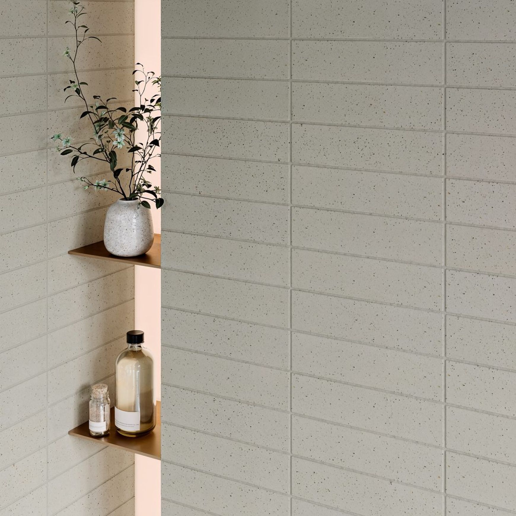 Komo Speckle Beige Brick Tile