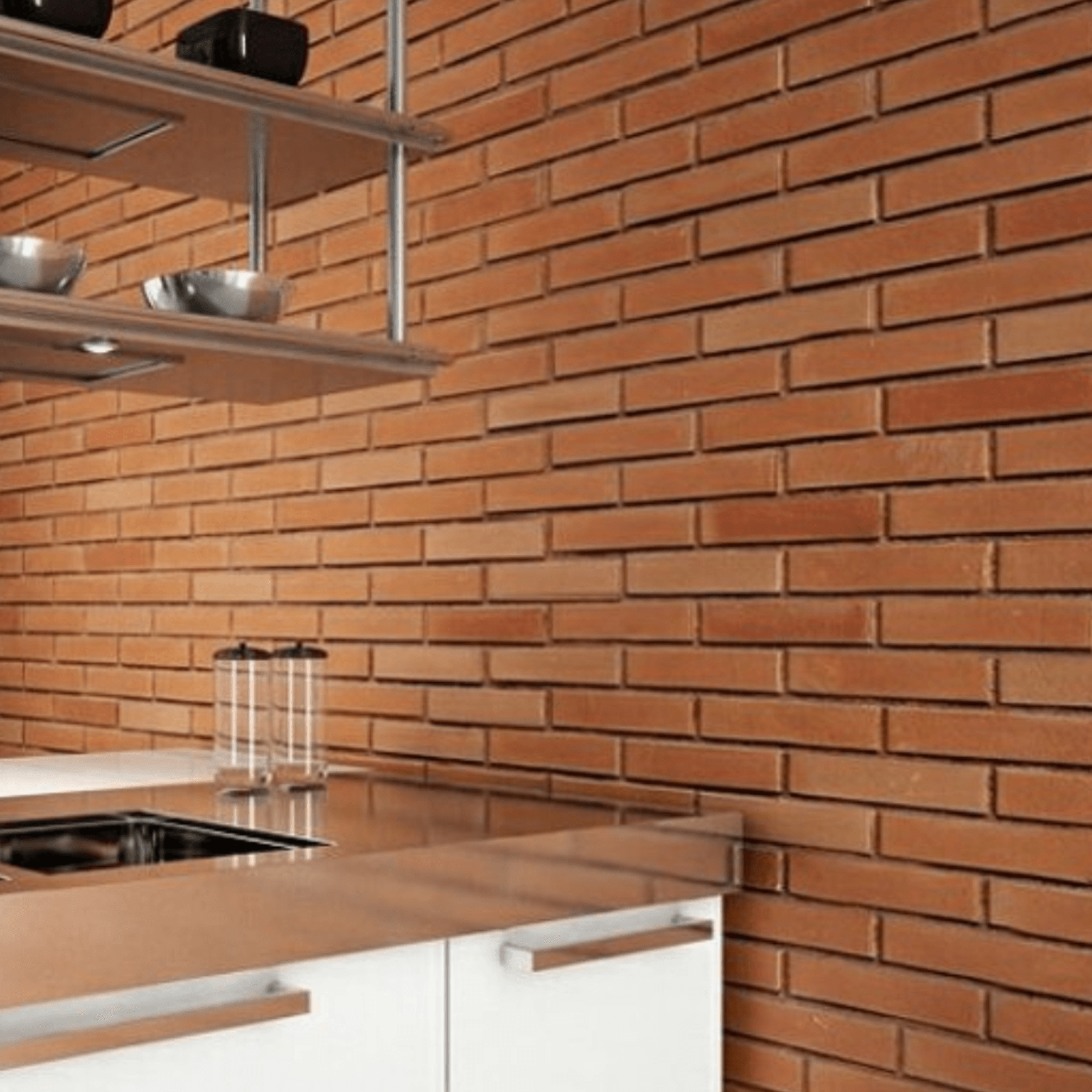 Classic Brick Wall Panels by Muros - Smooth Brick Tiles